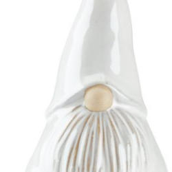 JYSK Spiriduș Crăciun SVALIN 9x8x18 cm ceramică alb