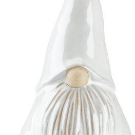 JYSK Spiriduș Crăciun SVALIN 9x8x18 cm ceramică alb