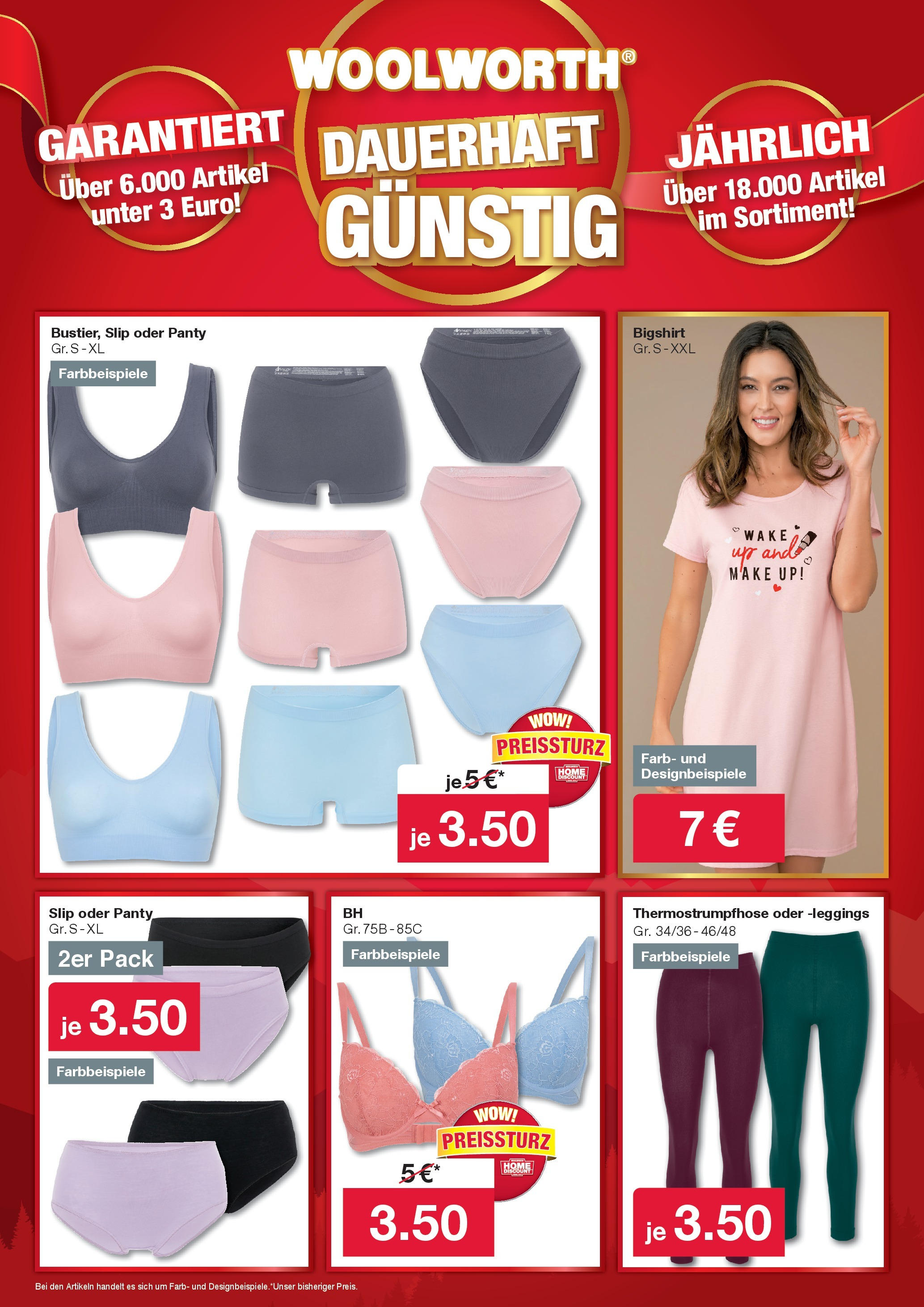 Woolworth Servus Wien! von 15.12.2024 - Aktuelle Angebote | Seite: 7 | Produkte: Leggings, Slip