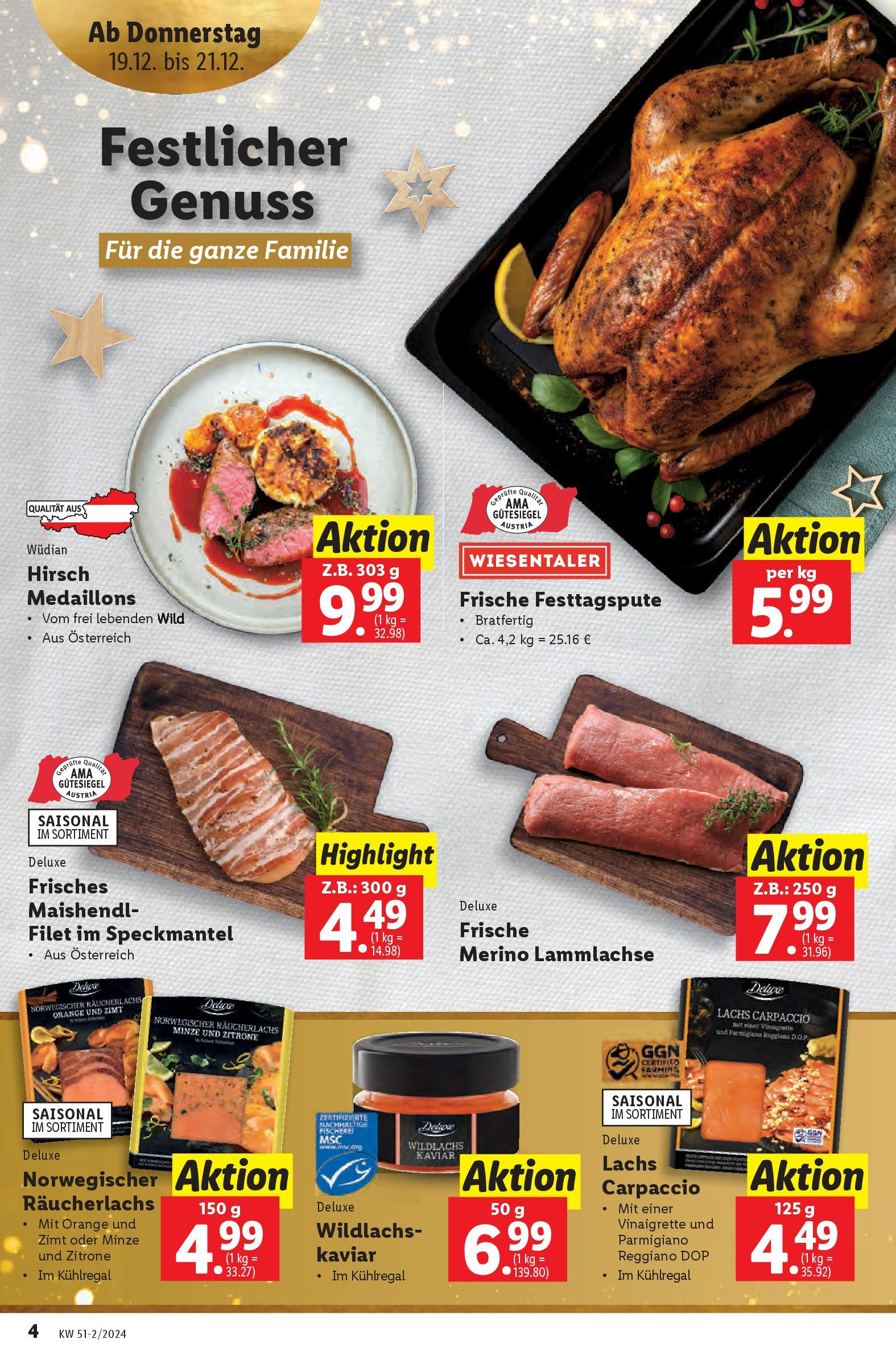 Lidl Flugblatt - Wien, Kittsee, Pölten ab 19.12.2024 - Angebote ab donnerstag | Seite: 4 | Produkte: Zitrone