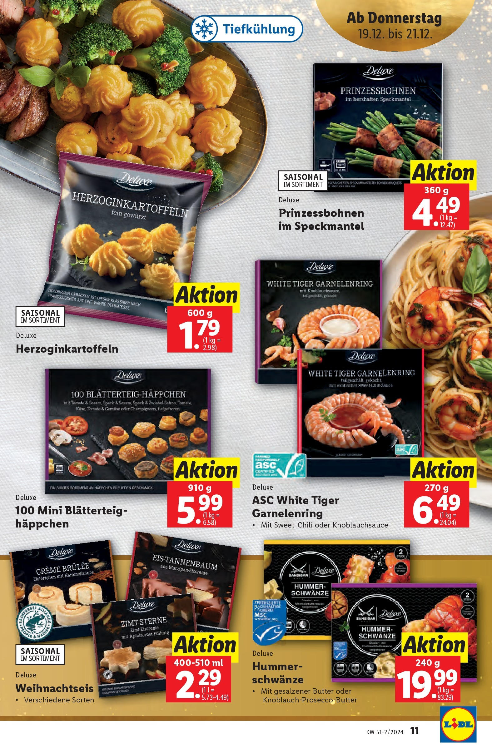 Lidl Flugblatt - Wien, Kittsee, Pölten ab 19.12.2024 - Angebote ab donnerstag | Seite: 11 | Produkte: Butter, Creme