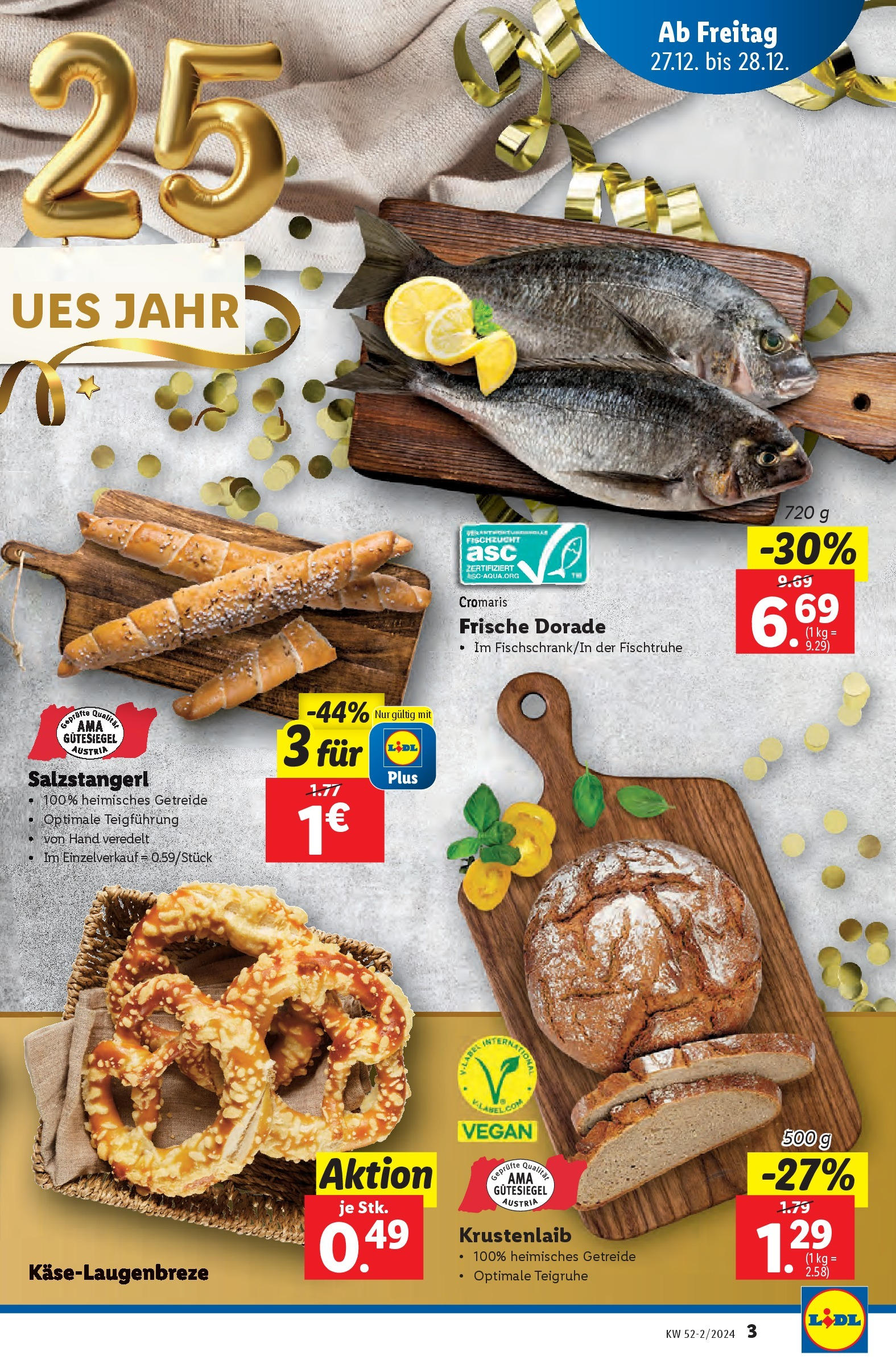 Lidl Flugblatt - Wien, Kittsee, Pölten ab 19.12.2024 - Angebote ab donnerstag | Seite: 46 | Produkte: Getreide