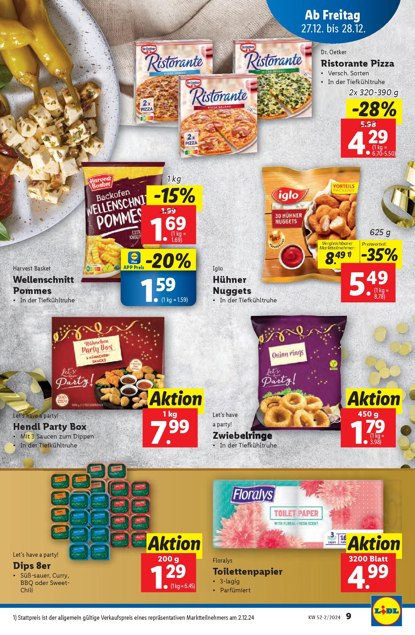 Lidl Flugblatt - Wien, Kittsee, Pölten ab 19.12.2024 - Angebote ab donnerstag | Seite: 52 | Produkte: Chili, Box, Pizza