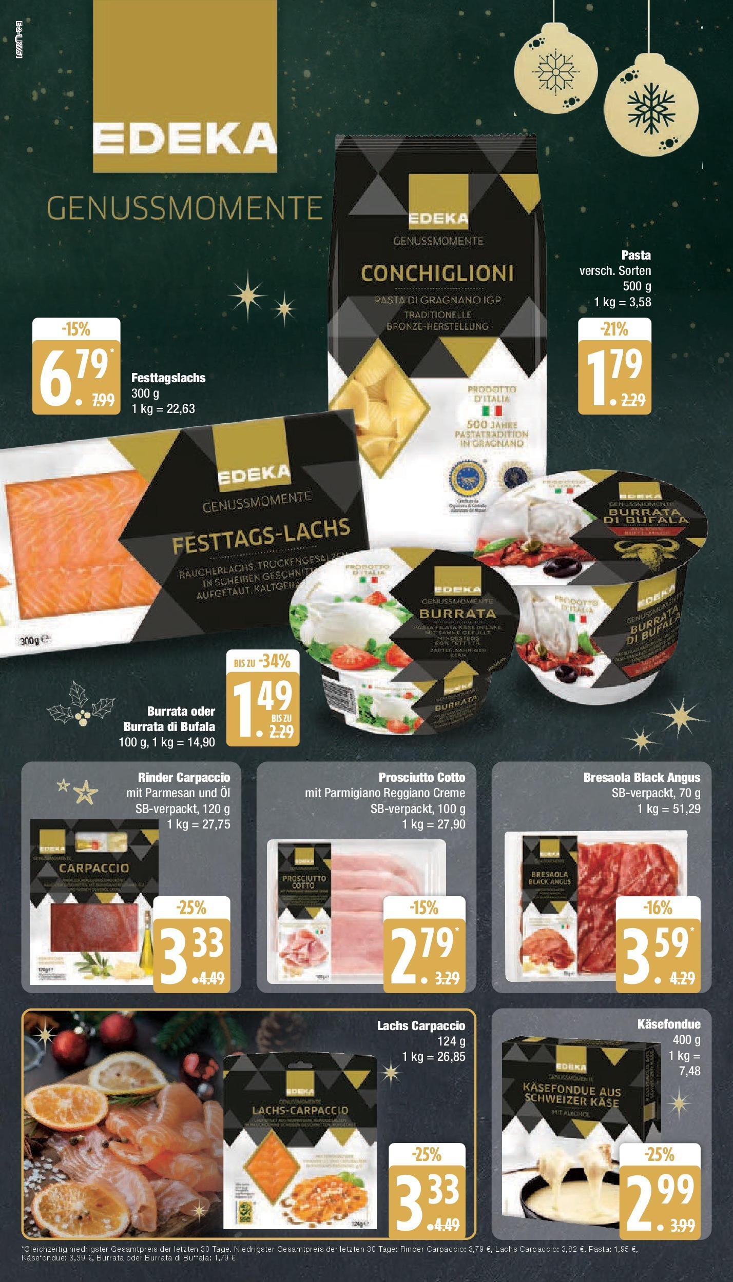 Edeka - EDEKA: Wochenangebote (ab 15.12.2024) » Angebote Online | Seite: 2 | Produkte: Öl, Creme, Lachs, Pasta