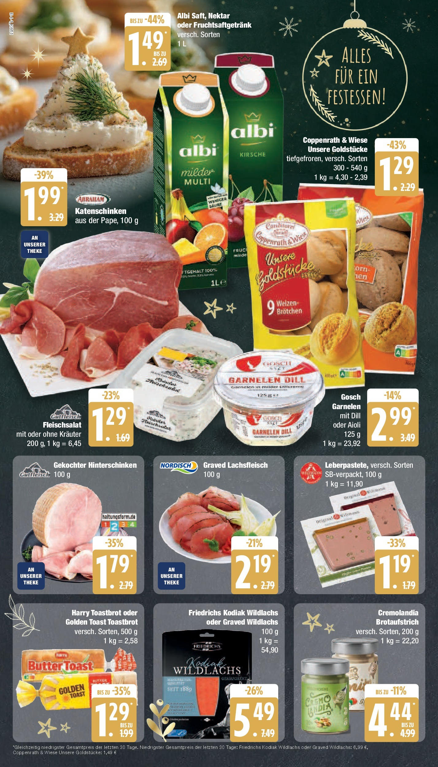 Edeka - EDEKA: Wochenangebote (ab 15.12.2024) » Angebote Online | Seite: 4 | Produkte: Butter, Theke, Toastbrot, Dill