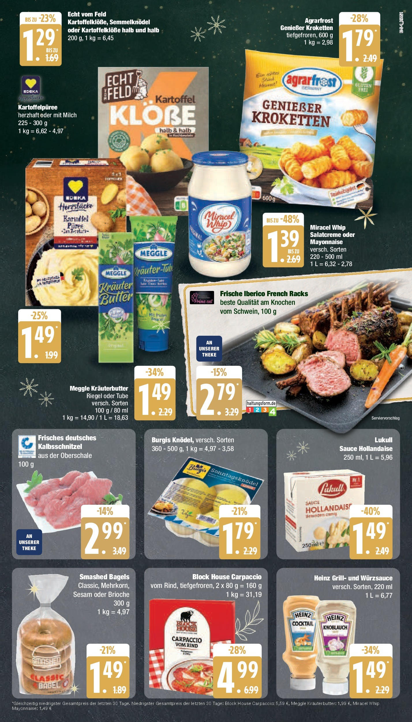 Edeka - EDEKA: Wochenangebote (ab 15.12.2024) » Angebote Online | Seite: 5 | Produkte: Milch, Butter, Kräuterbutter, Miracel whip