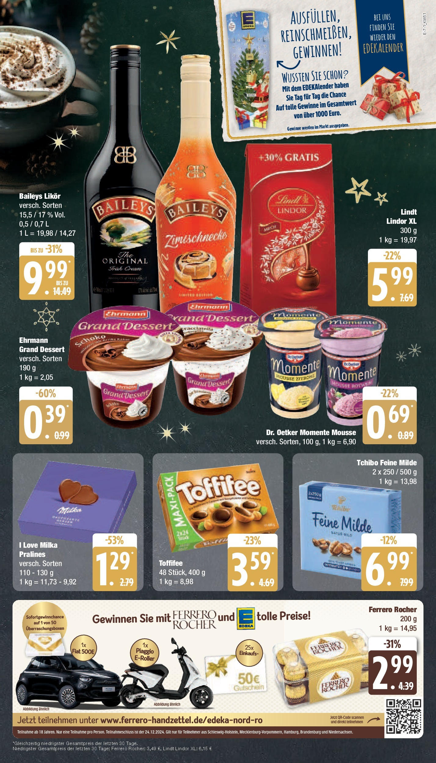 Edeka - EDEKA: Wochenangebote (ab 15.12.2024) » Angebote Online | Seite: 7 | Produkte: Rotwein, Likör, Milka, Baileys