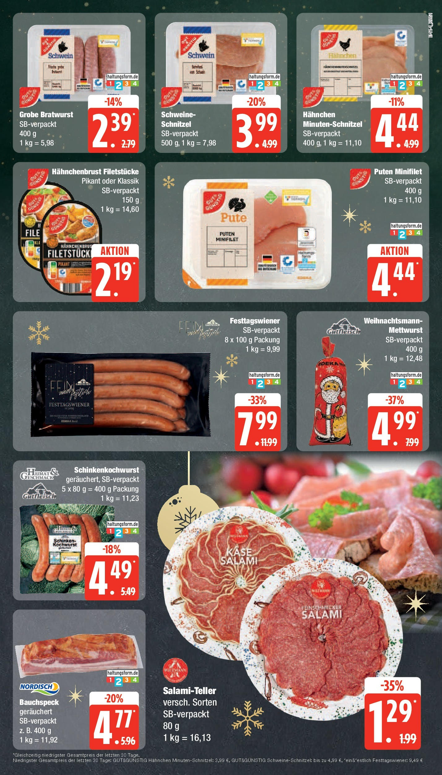 Edeka - EDEKA: Wochenangebote (ab 15.12.2024) » Angebote Online | Seite: 11 | Produkte: Pute, Schnitzel, Schinken, Hahnchenbrust