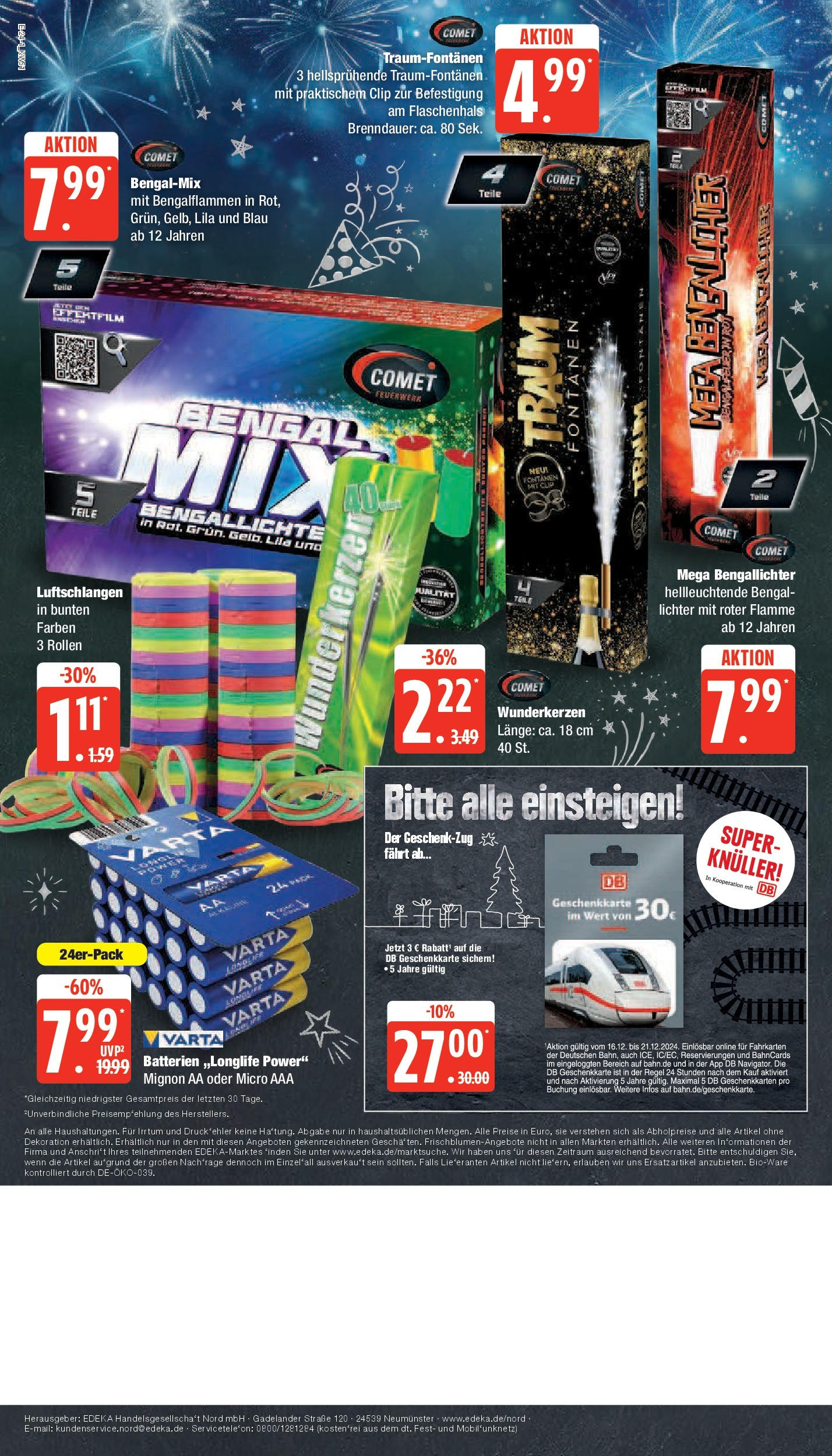 Edeka - EDEKA: Wochenangebote (ab 15.12.2024) » Angebote Online | Seite: 24 | Produkte: Batterien