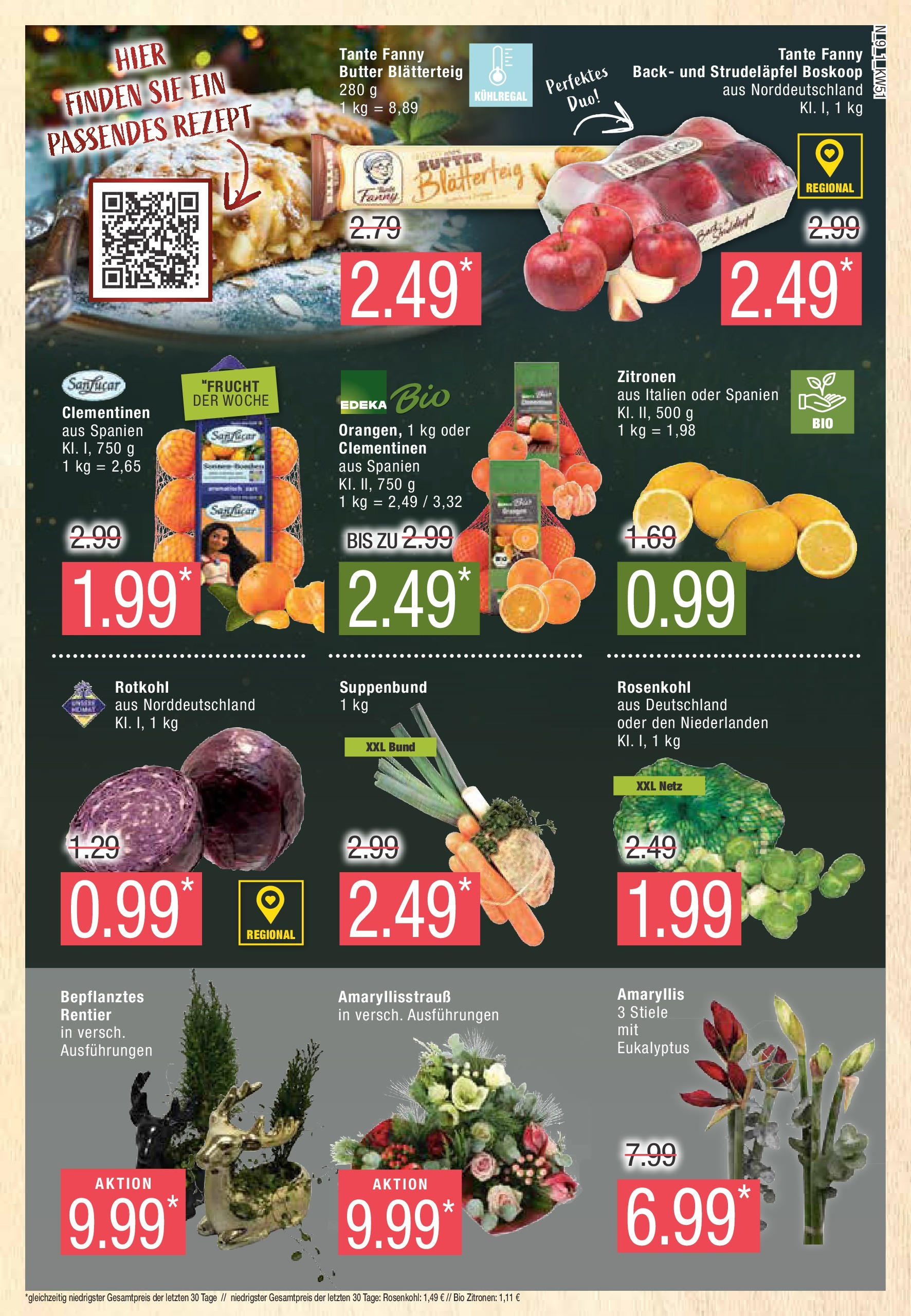 Marktkauf - Marktkauf: Wochenangebote (ab 15.12.2024) » Angebote online | Seite: 9 | Produkte: Butter, Rotkohl, Zitronen