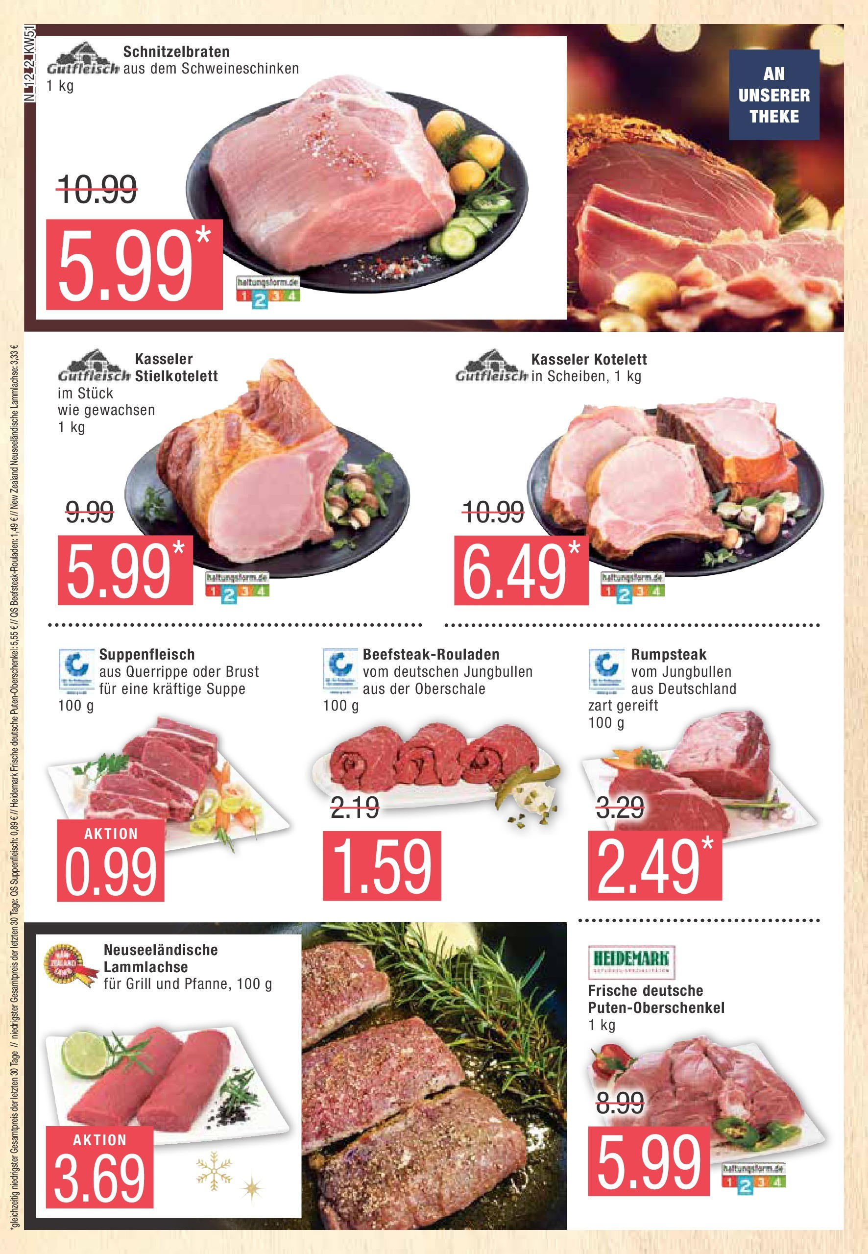 Marktkauf - Prenzlau, Seelübber Weg 3 (ab 16.12.2024) » Angebote online | Seite: 12 | Produkte: Rumpsteak, Grill, Theke, Suppenfleisch