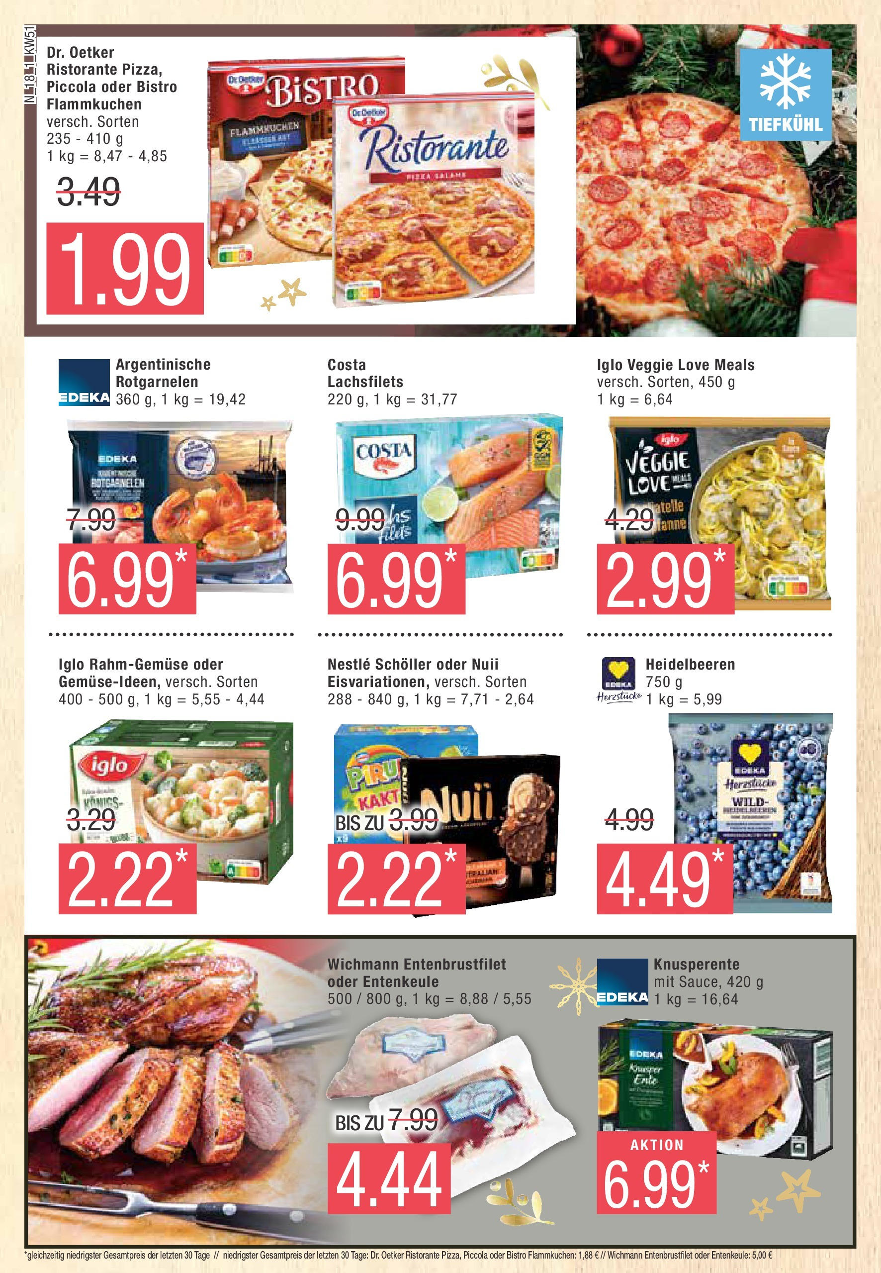 Marktkauf - Marktkauf: Wochenangebote (ab 15.12.2024) » Angebote online | Seite: 18 | Produkte: Ristorante, Iglo, Heidelbeeren, Pizza