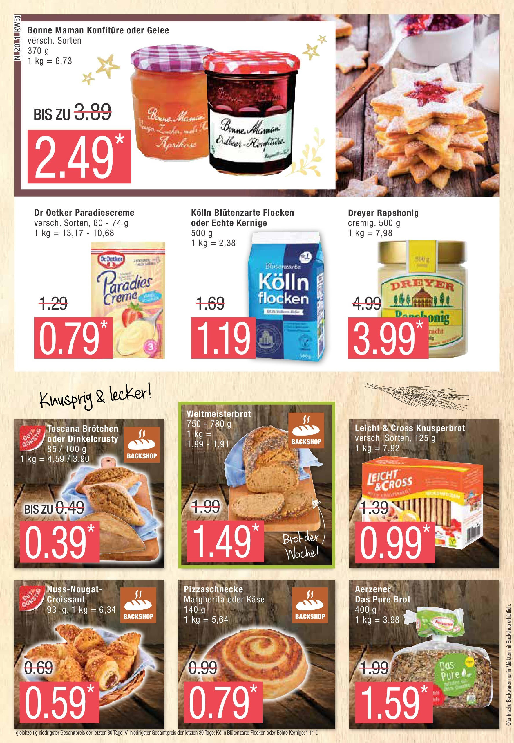 Marktkauf - Marktkauf: Wochenangebote (ab 15.12.2024) » Angebote online | Seite: 20 | Produkte: Kolln, Creme, Croissant, Brot