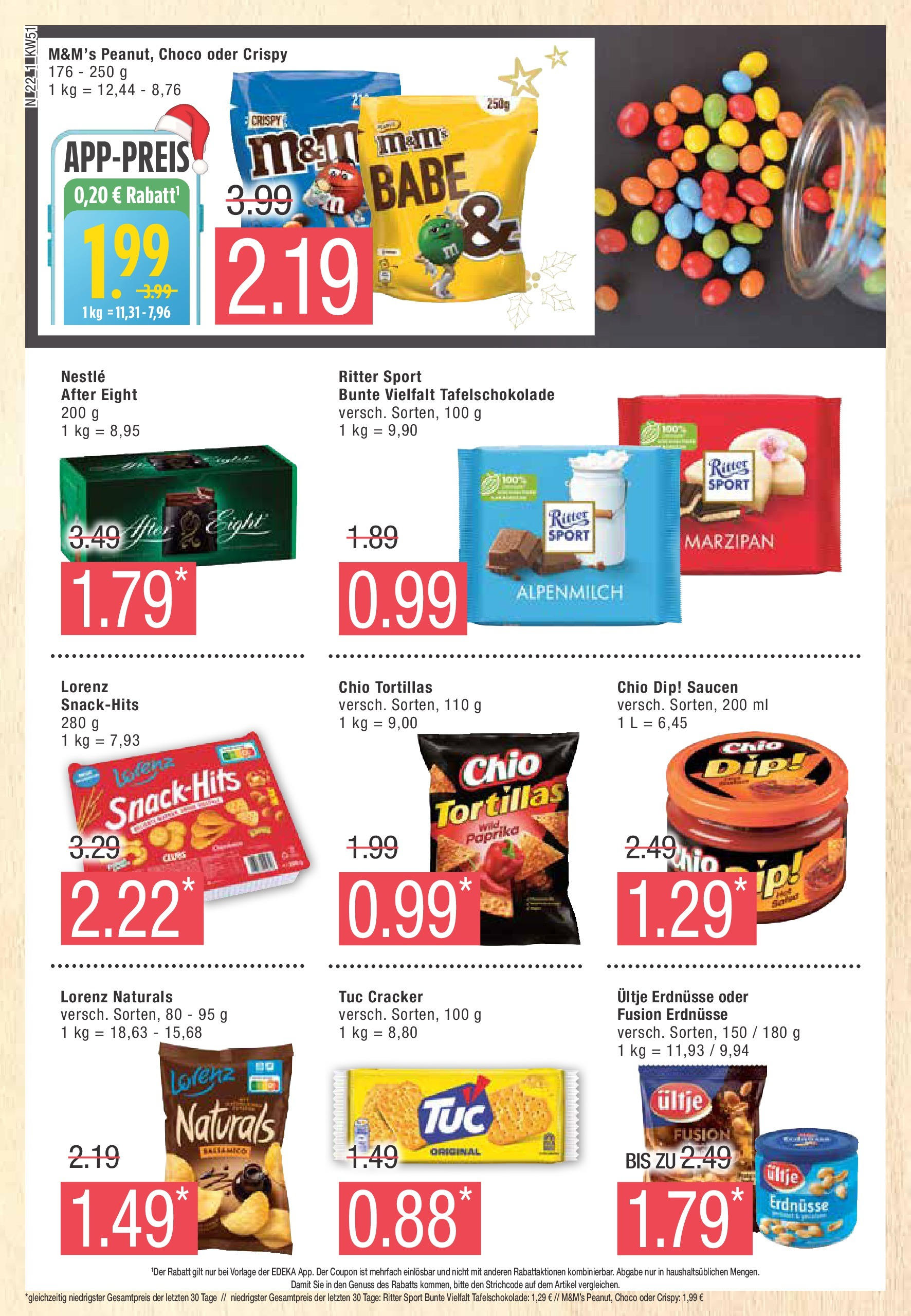 Marktkauf - Marktkauf: Wochenangebote (ab 15.12.2024) » Angebote online | Seite: 22 | Produkte: Erdnüsse, Balsamico, Ritter sport, M&M's