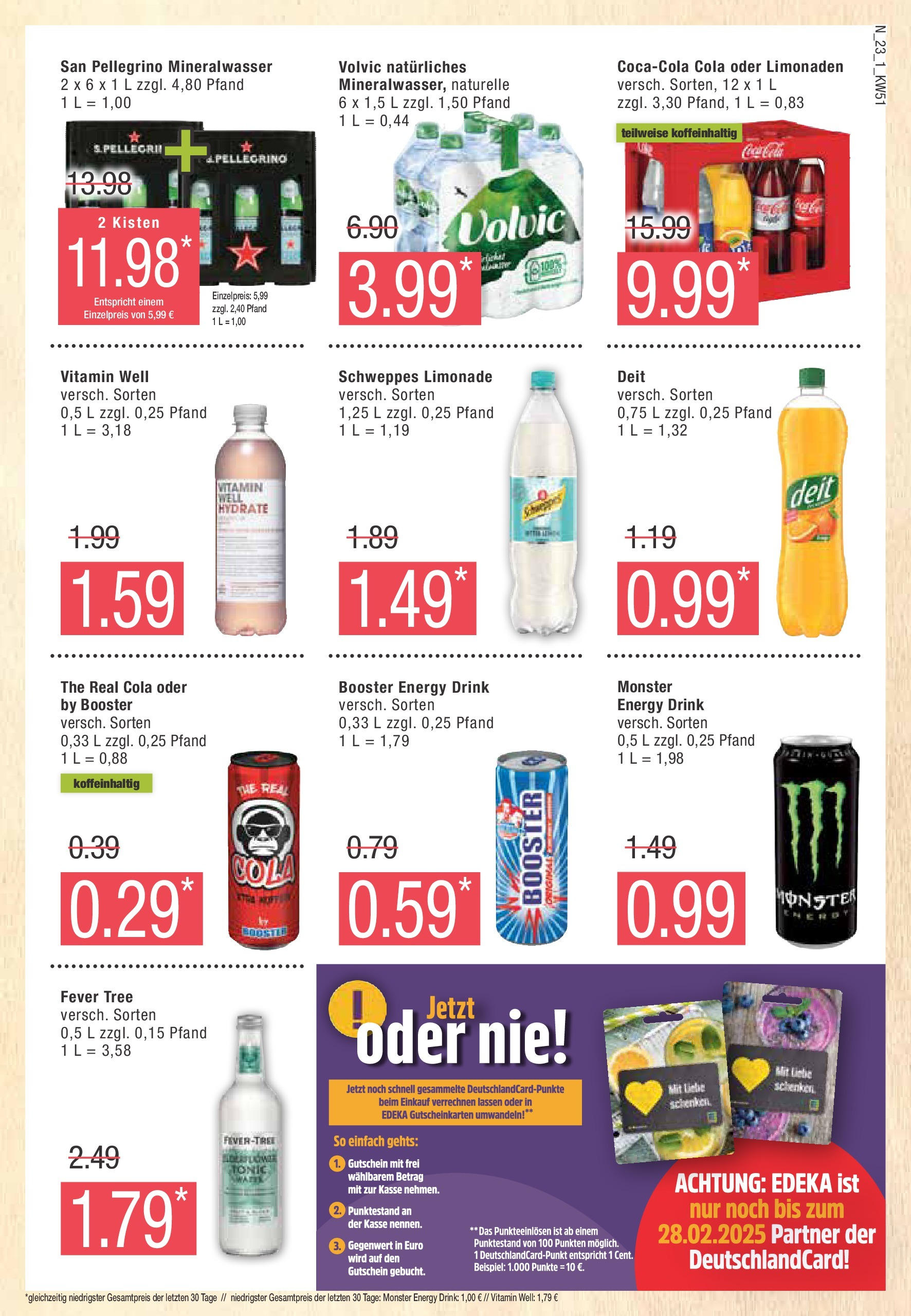 Marktkauf - Marktkauf: Wochenangebote (ab 15.12.2024) » Angebote online | Seite: 23 | Produkte: Energy, Schweppes, Monster, Volvic