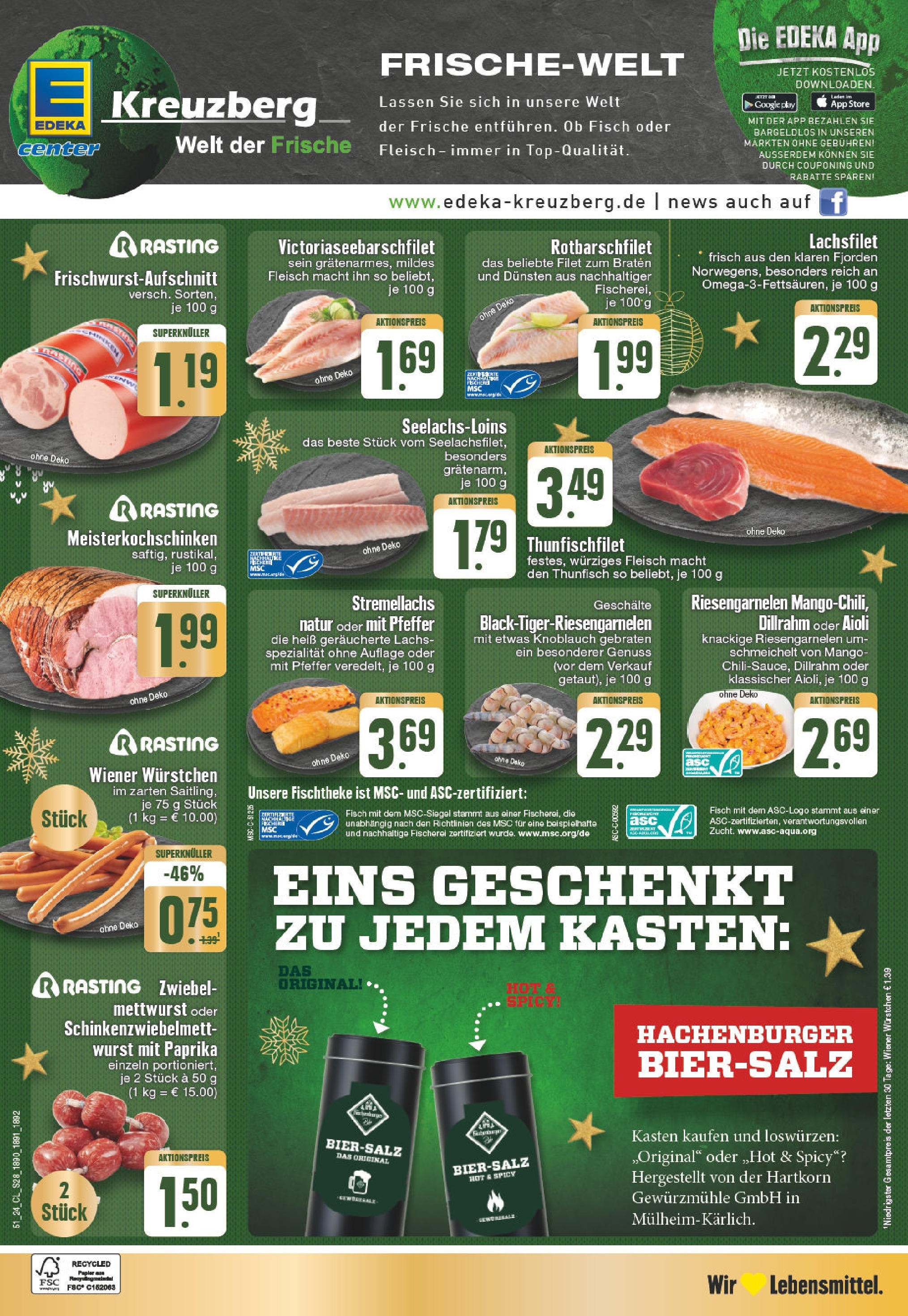 Edeka - EDEKA: Wochenangebote (ab 15.12.2024) » Angebote Online | Seite: 28 | Produkte: Paprika, Mango, Wurst, Knoblauch