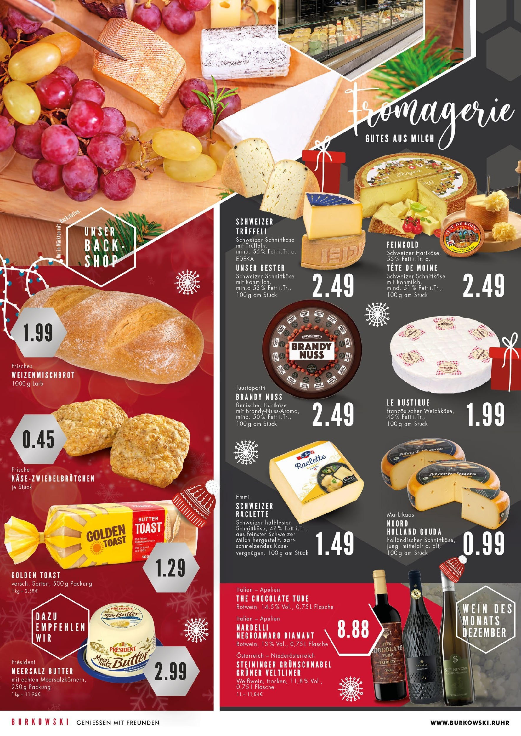 Edeka - EDEKA: Wochenangebote (ab 15.12.2024) » Angebote Online | Seite: 2 | Produkte: Butter, Käse, Gouda, Wein