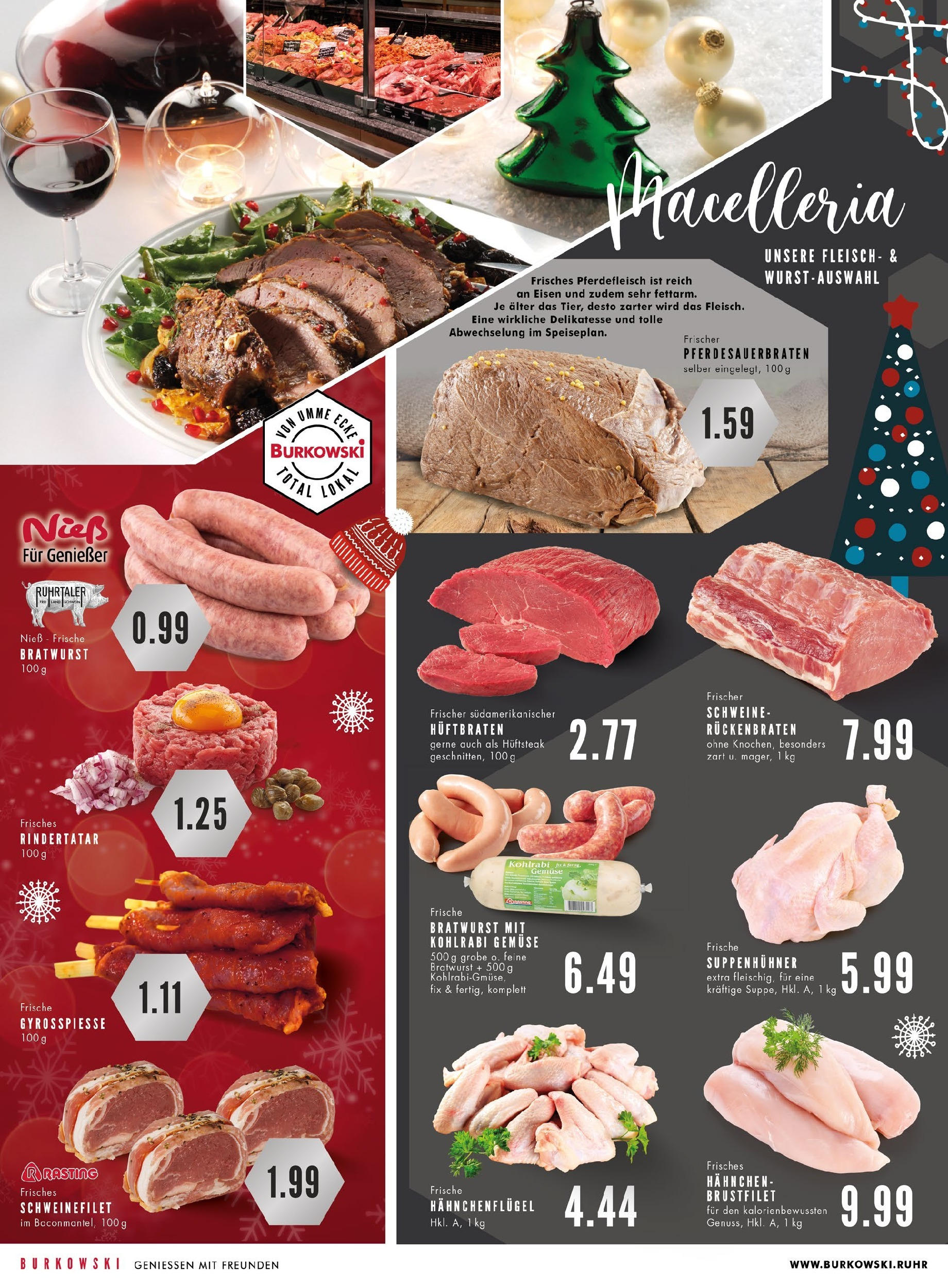 Edeka - EDEKA: Wochenangebote (ab 15.12.2024) » Angebote Online | Seite: 4 | Produkte: Hahnchen, Bratwurst, Kohlrabi, Schweinefilet