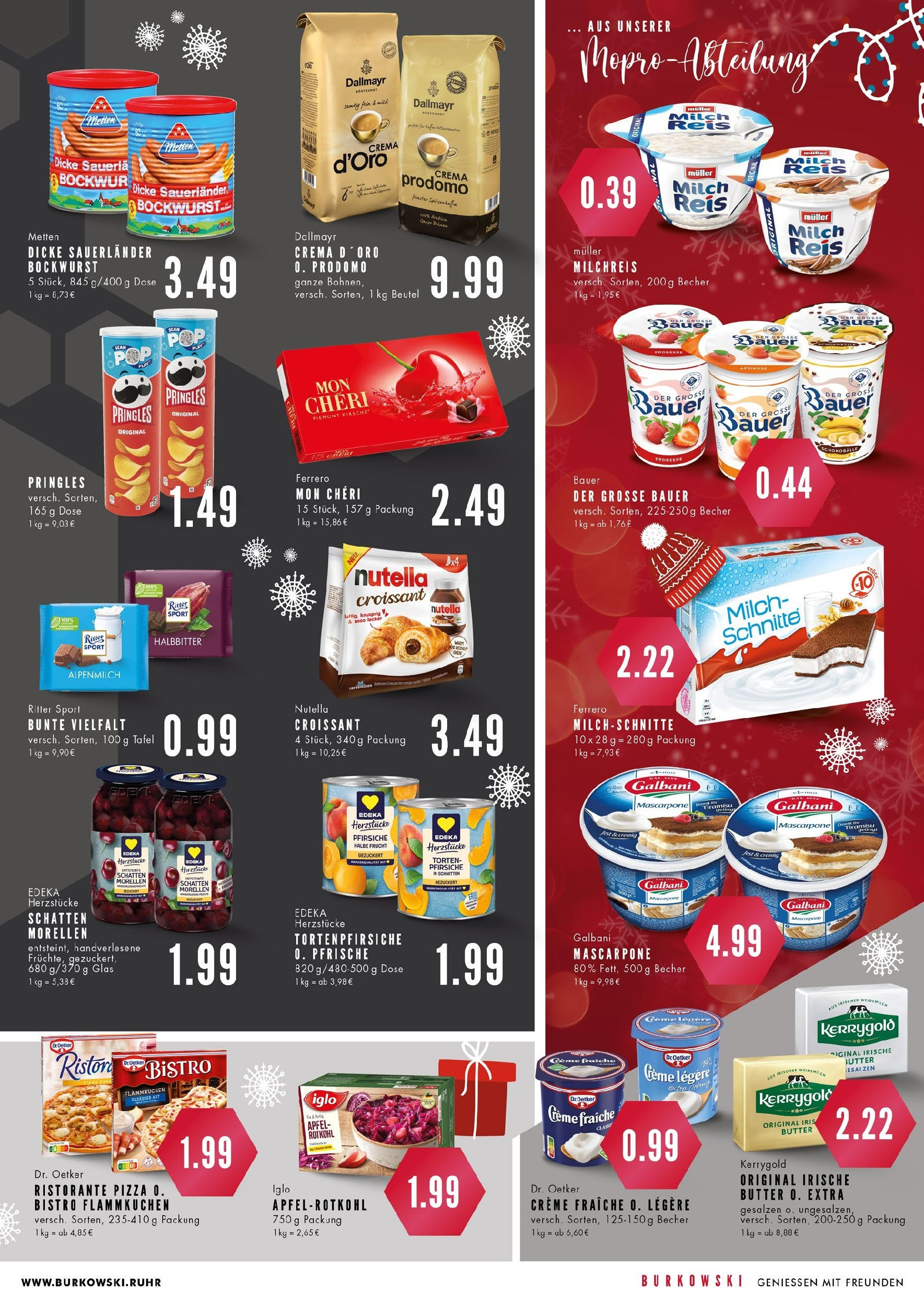 Edeka - EDEKA: Wochenangebote (ab 15.12.2024) » Angebote Online | Seite: 7 | Produkte: Bockwurst, Ritter sport, Äpfel, Pringles