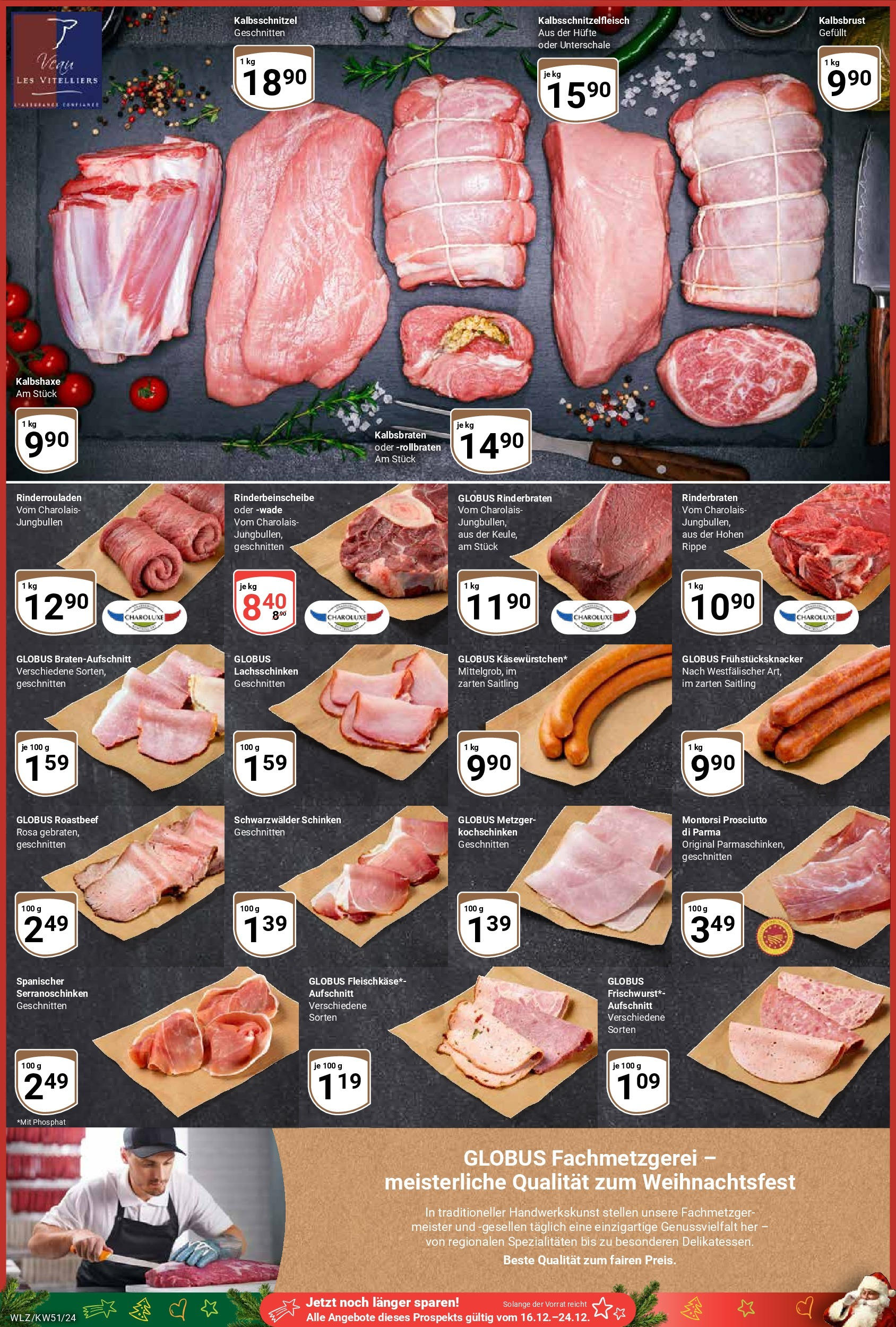 Globus - Globus: Wochenangebote (ab 15.12.2024) » Angebote online | Seite: 2 | Produkte: Rinderrouladen, Rinderbraten, Roastbeef, Schinken