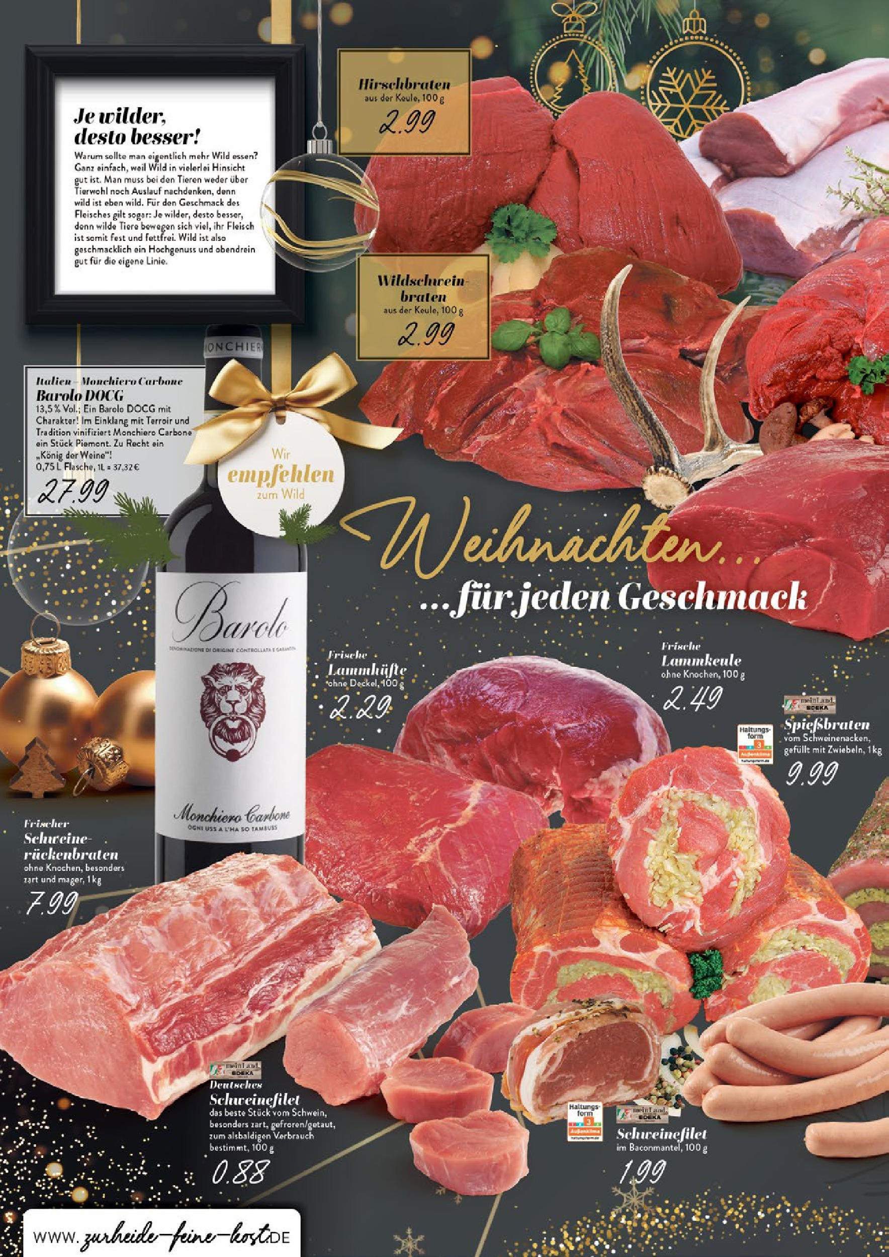 Edeka - EDEKA: Wochenangebote (ab 15.12.2024) » Angebote Online | Seite: 4 | Produkte: Lammkeule, Schweinefilet, Fleisch