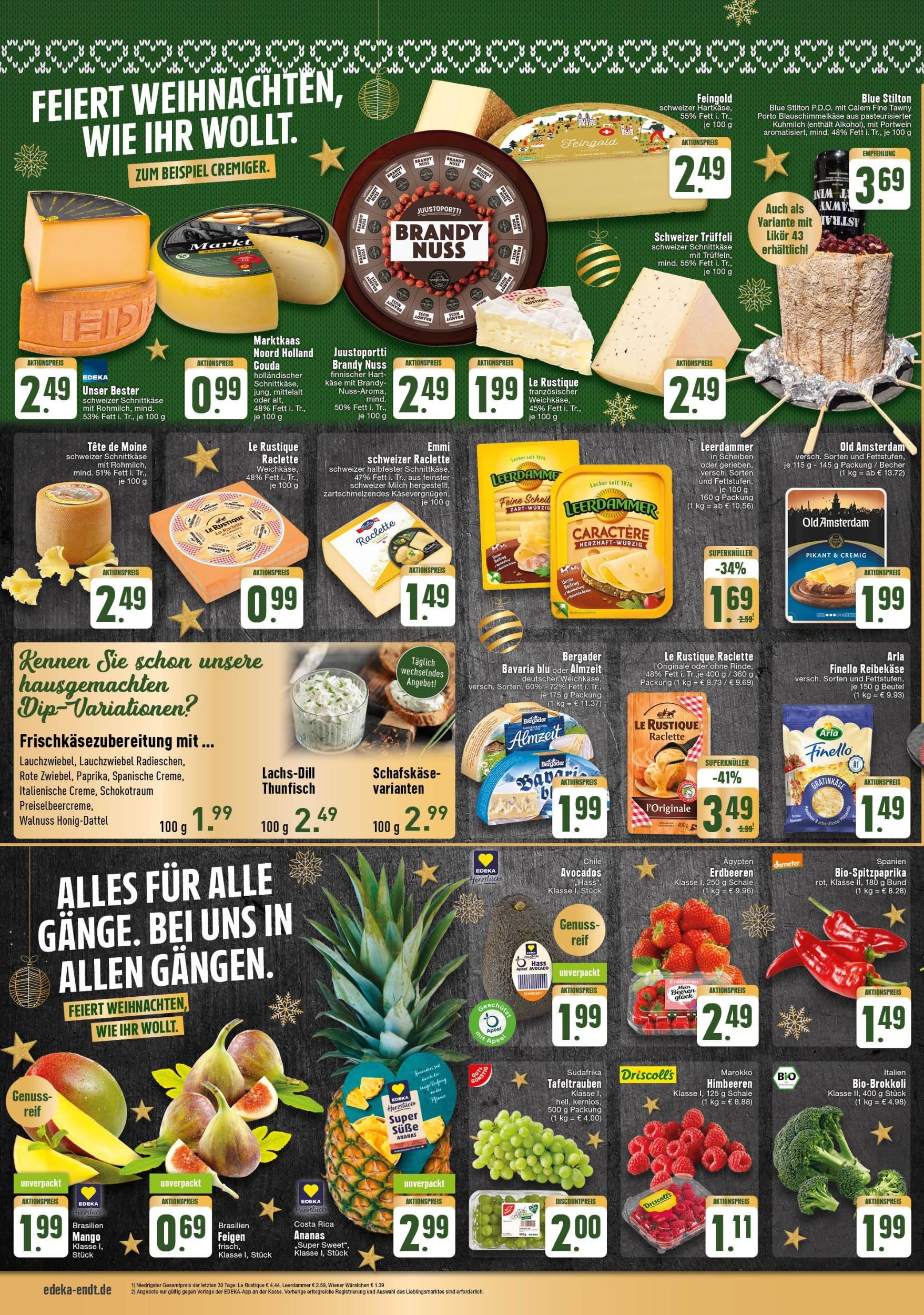 Edeka - EDEKA: Wochenangebote (ab 15.12.2024) » Angebote Online | Seite: 4 | Produkte: Käse, Thunfisch, Raclette, Erdbeeren