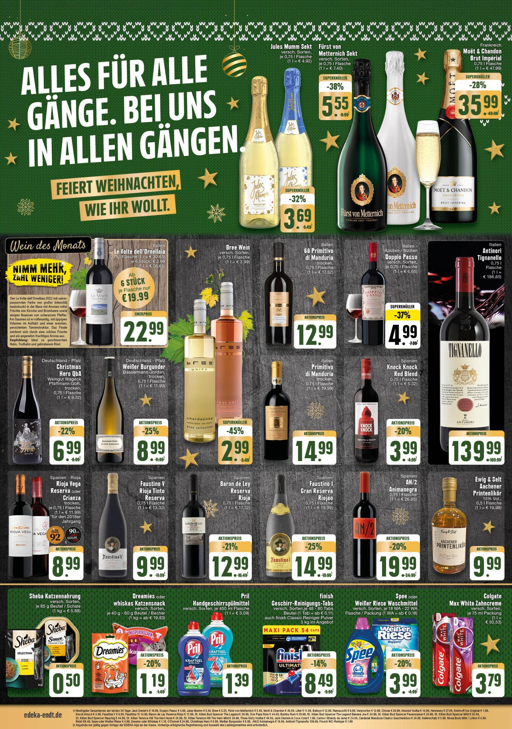 Edeka - EDEKA: Wochenangebote (ab 15.12.2024) » Angebote Online | Seite: 10 | Produkte: Cola, Finish, Waschmittel, Baileys