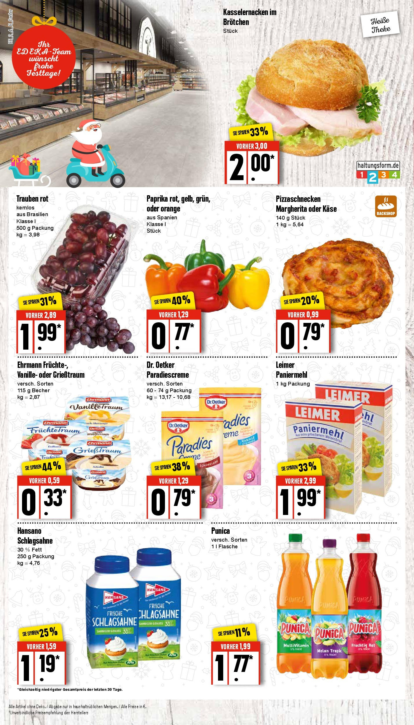 Edeka - EDEKA: Wochenangebote (ab 15.12.2024) » Angebote Online | Seite: 2 | Produkte: Käse, Theke, Trauben, Schokolade