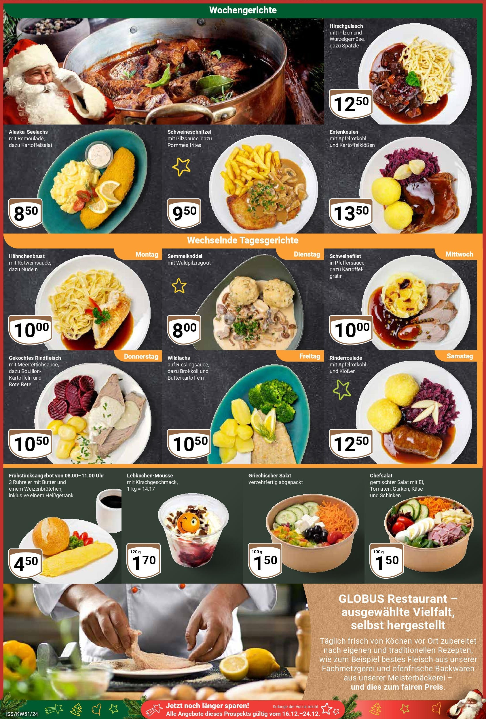 Globus - Globus: Wochenangebote (ab 15.12.2024) » Angebote online | Seite: 4 | Produkte: Pommes, Nudeln, Rindfleisch, Salat