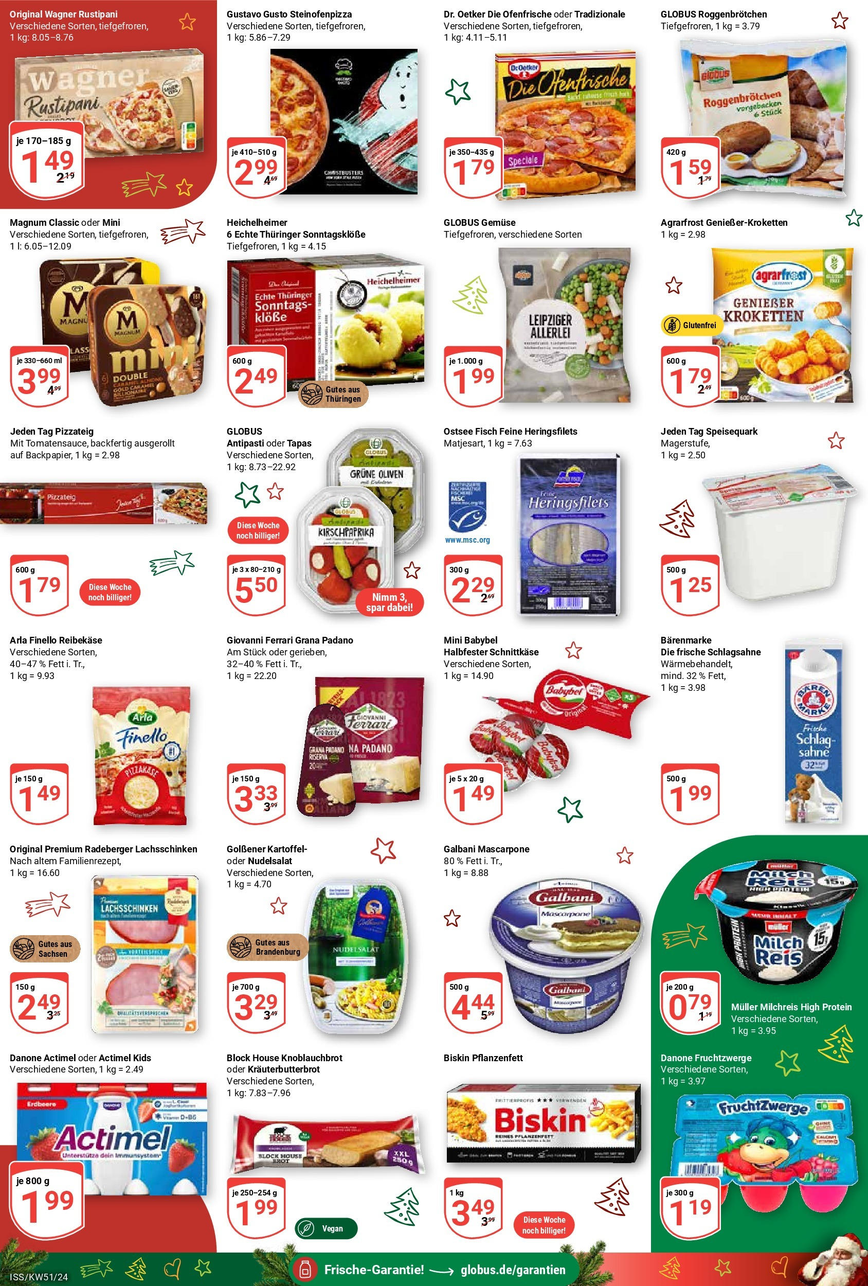 Globus - Globus: Wochenangebote (ab 15.12.2024) » Angebote online | Seite: 15 | Produkte: Mascarpone, Babybel, Brot, Speisequark