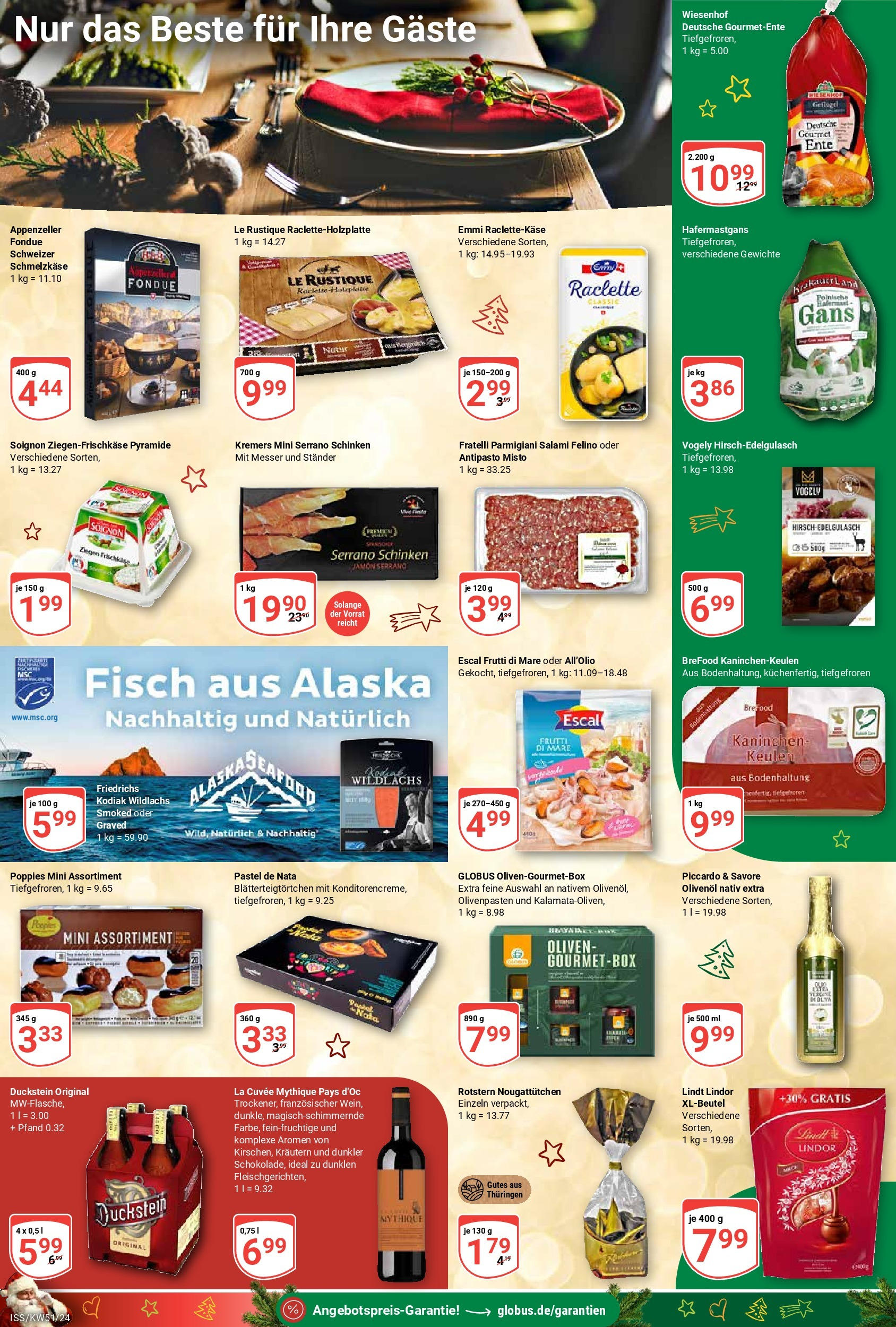 Globus - Globus: Wochenangebote (ab 15.12.2024) » Angebote online | Seite: 18 | Produkte: Olivenol, Schinken, Lindt, Frischkase