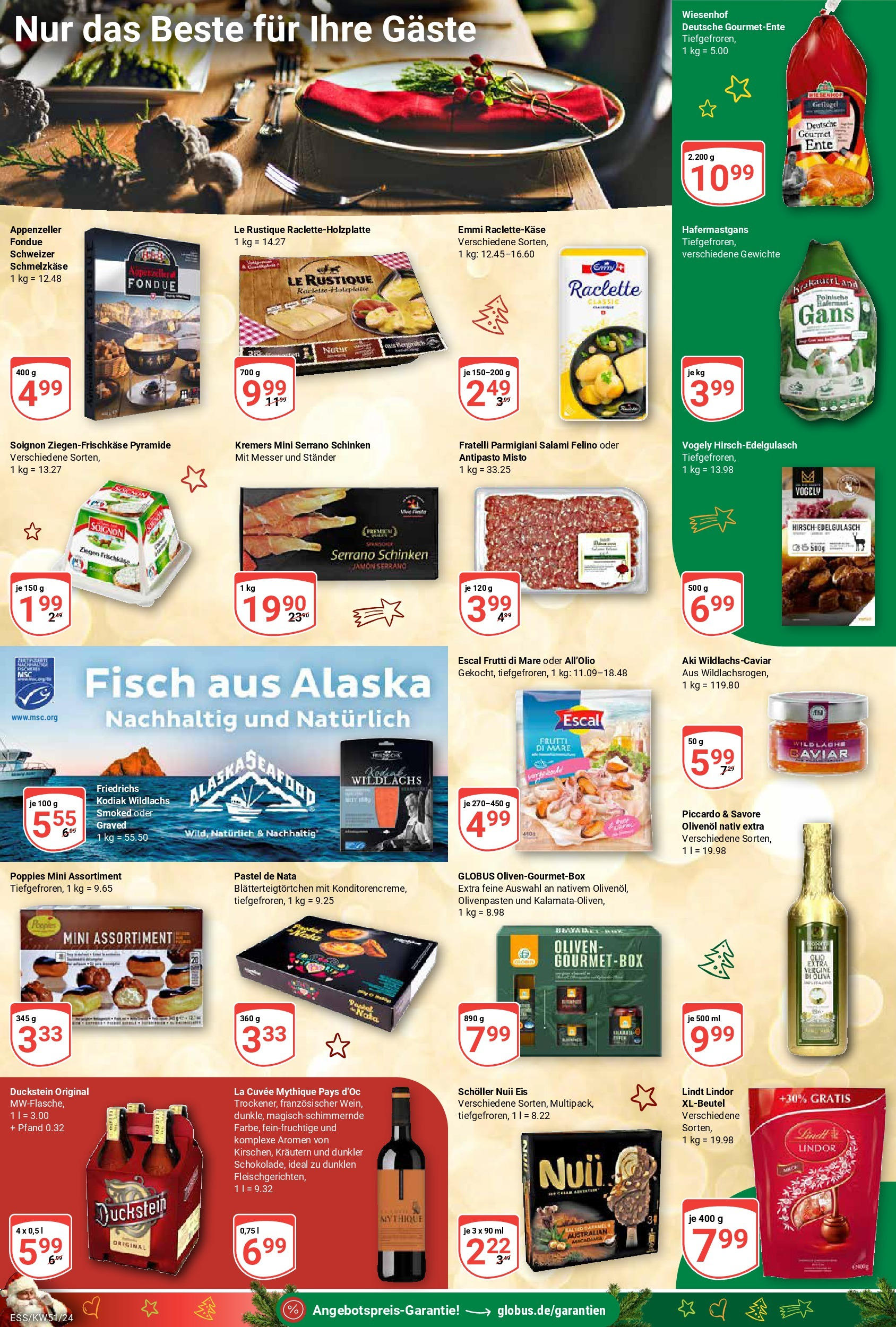 Globus - Globus: Wochenangebote (ab 15.12.2024) » Angebote online | Seite: 14 | Produkte: Nuii eis, Olivenol, Salami, Ente