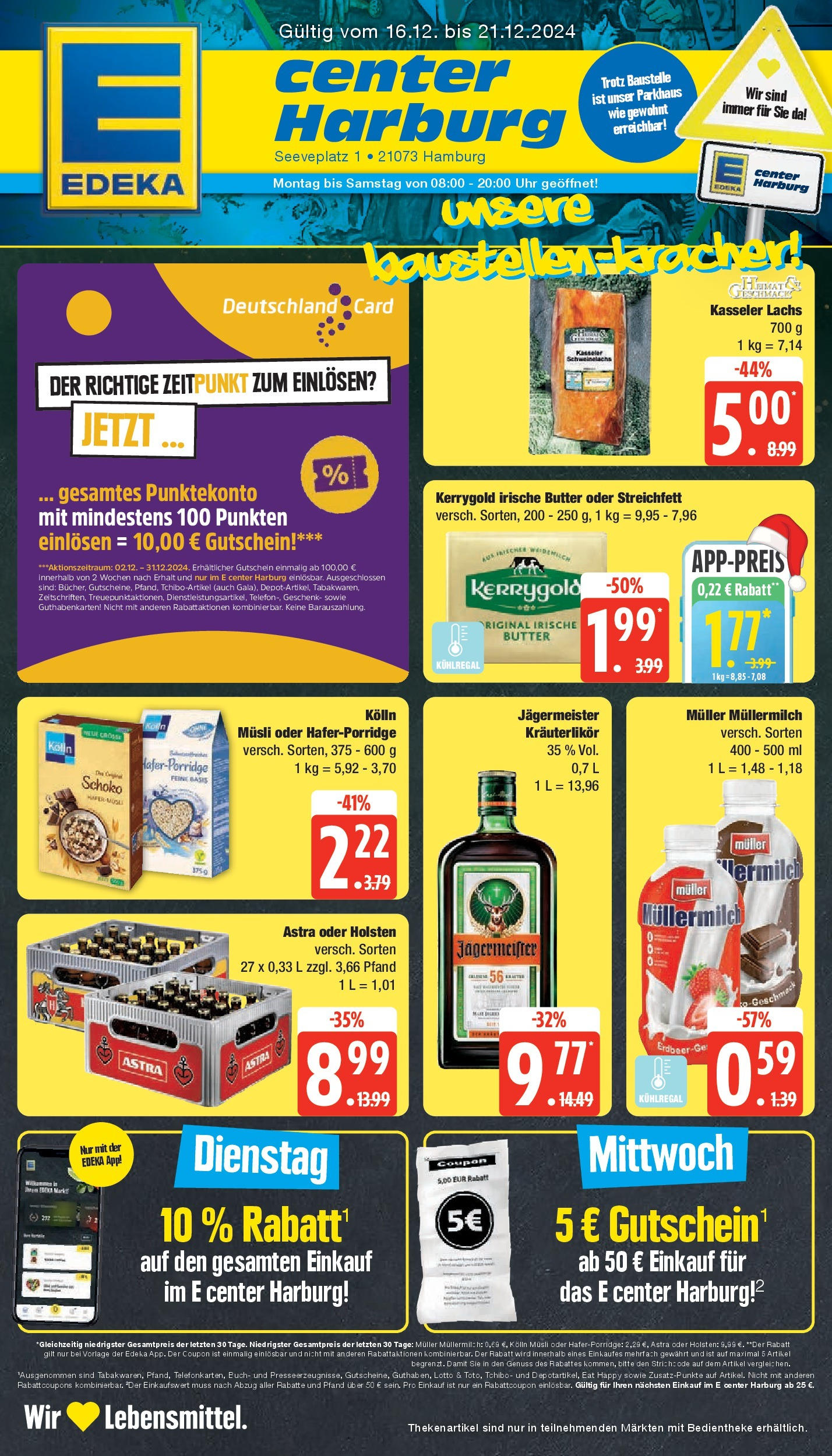 Edeka - EDEKA: Wochenangebote (ab 15.12.2024) » Angebote Online | Seite: 1 | Produkte: Musli, Butter, Holsten, Lachs