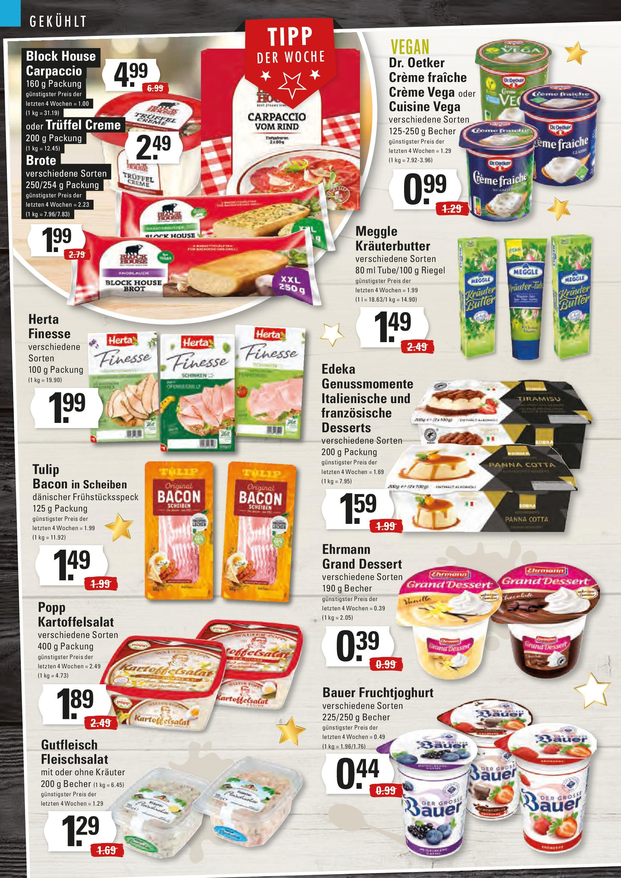 Edeka - EDEKA: Wochenangebote (ab 15.12.2024) » Angebote Online | Seite: 8 | Produkte: Ehrmann grand dessert, Kräuterbutter, Schinken, Herta finesse