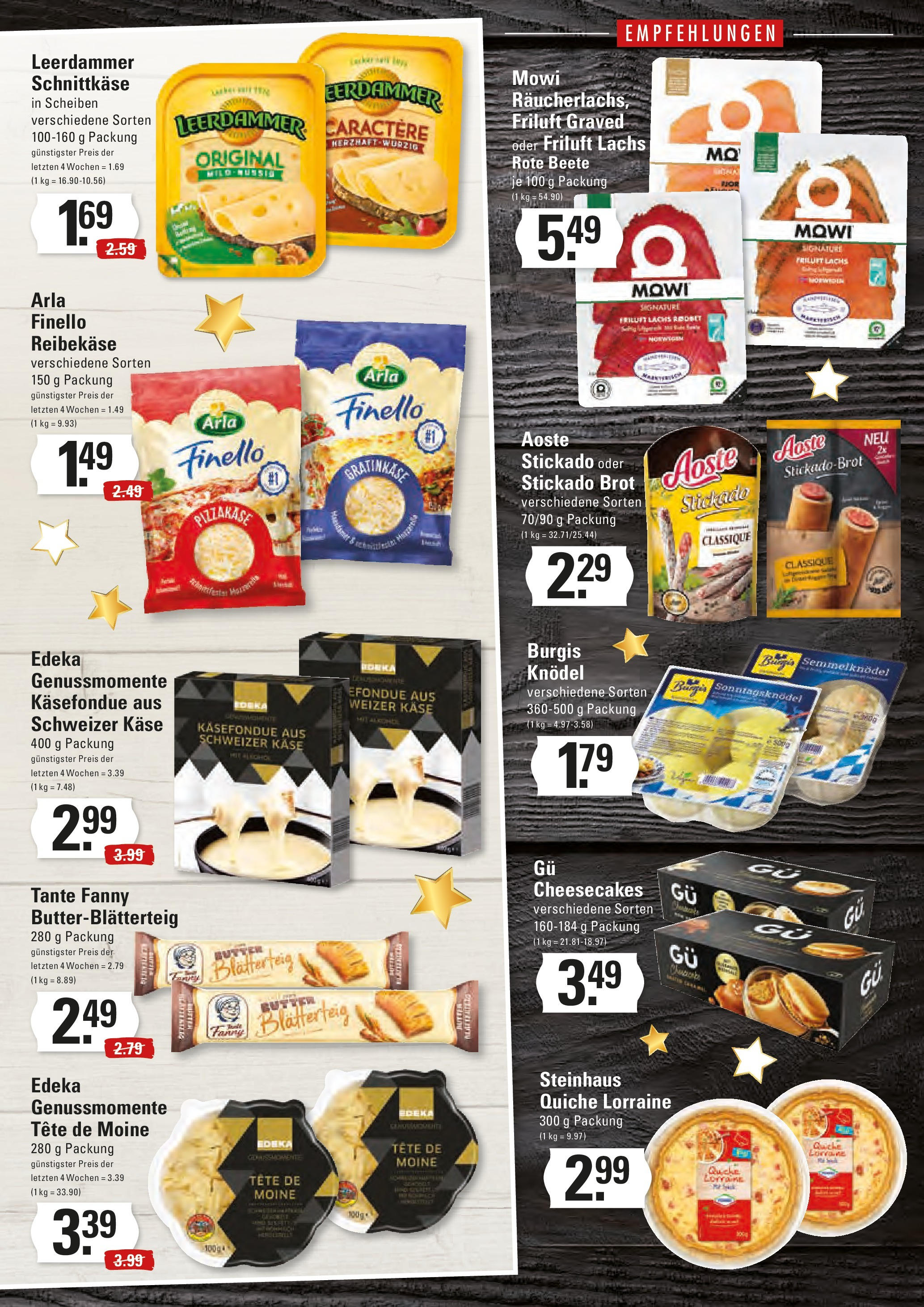 Edeka - EDEKA: Wochenangebote (ab 15.12.2024) » Angebote Online | Seite: 9 | Produkte: Butter, Käse, Lachs, Rote Beete