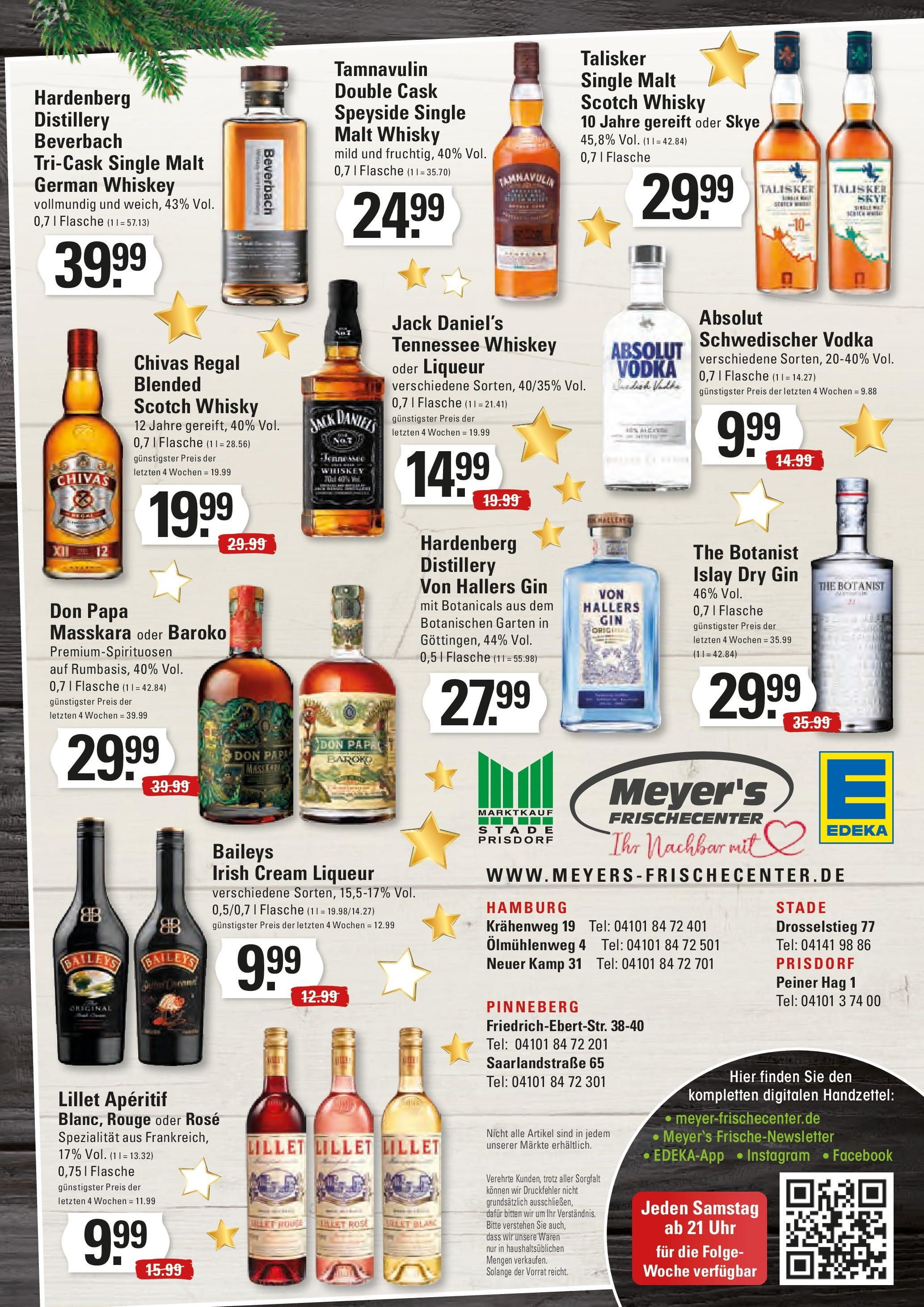 Edeka - EDEKA: Wochenangebote (ab 15.12.2024) » Angebote Online | Seite: 24 | Produkte: Jack Daniel's, Vodka, Gin, Whiskey