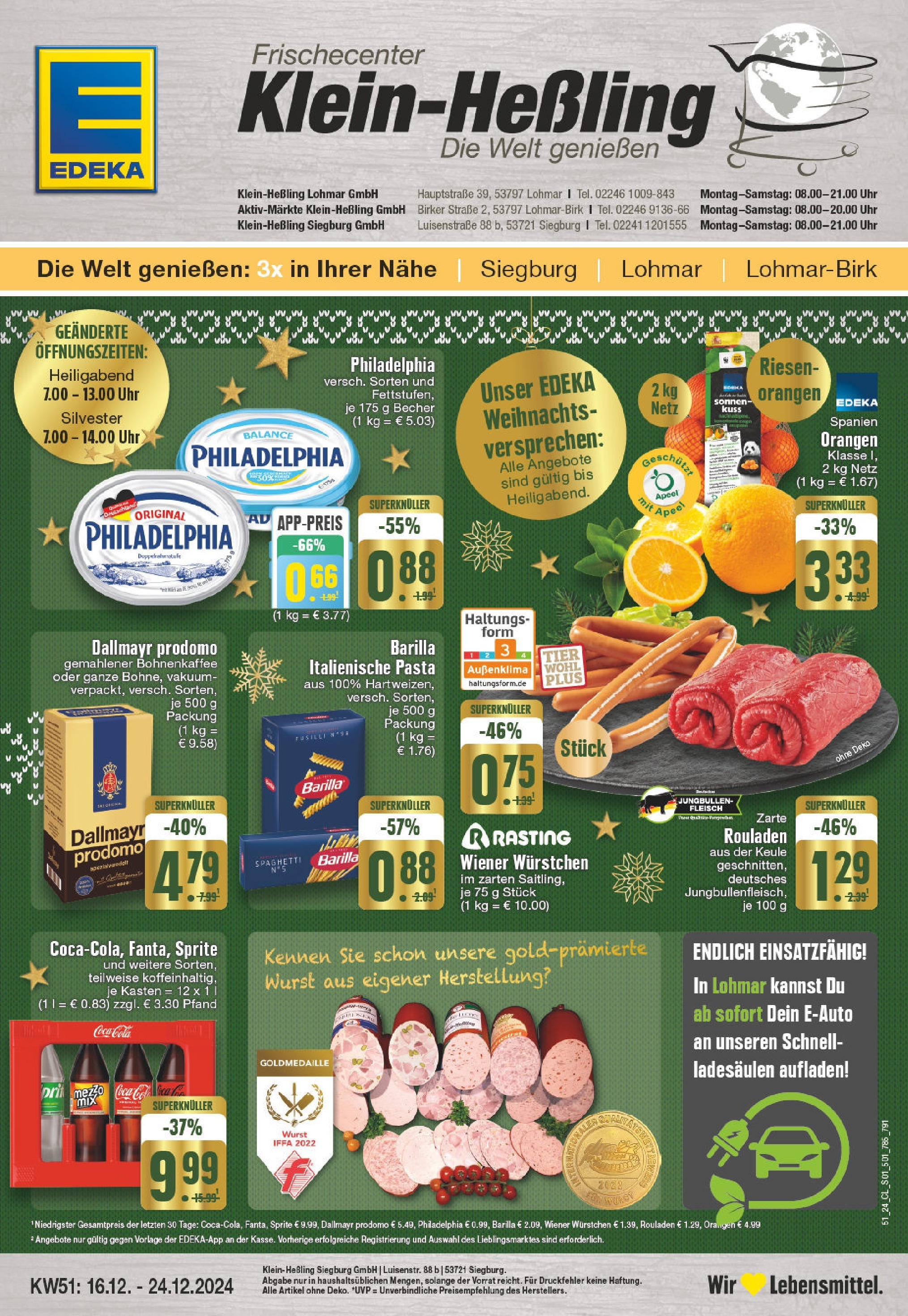 Edeka - EDEKA: Wochenangebote (ab 15.12.2024) » Angebote Online | Seite: 1 | Produkte: Coca cola, Sprite, Barilla, Pasta