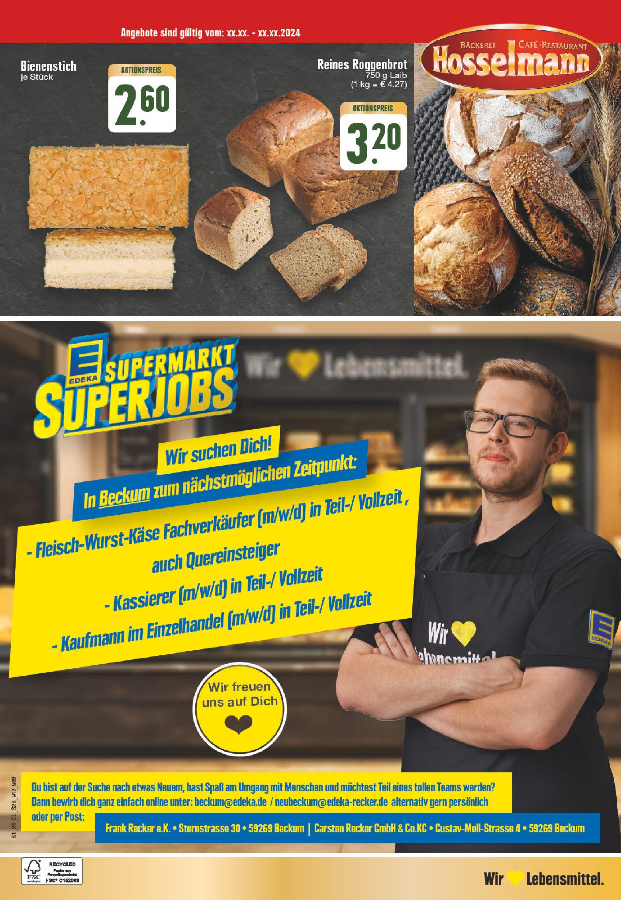 Edeka - EDEKA: Wochenangebote (ab 15.12.2024) » Angebote Online | Seite: 28 | Produkte: Bäckerei