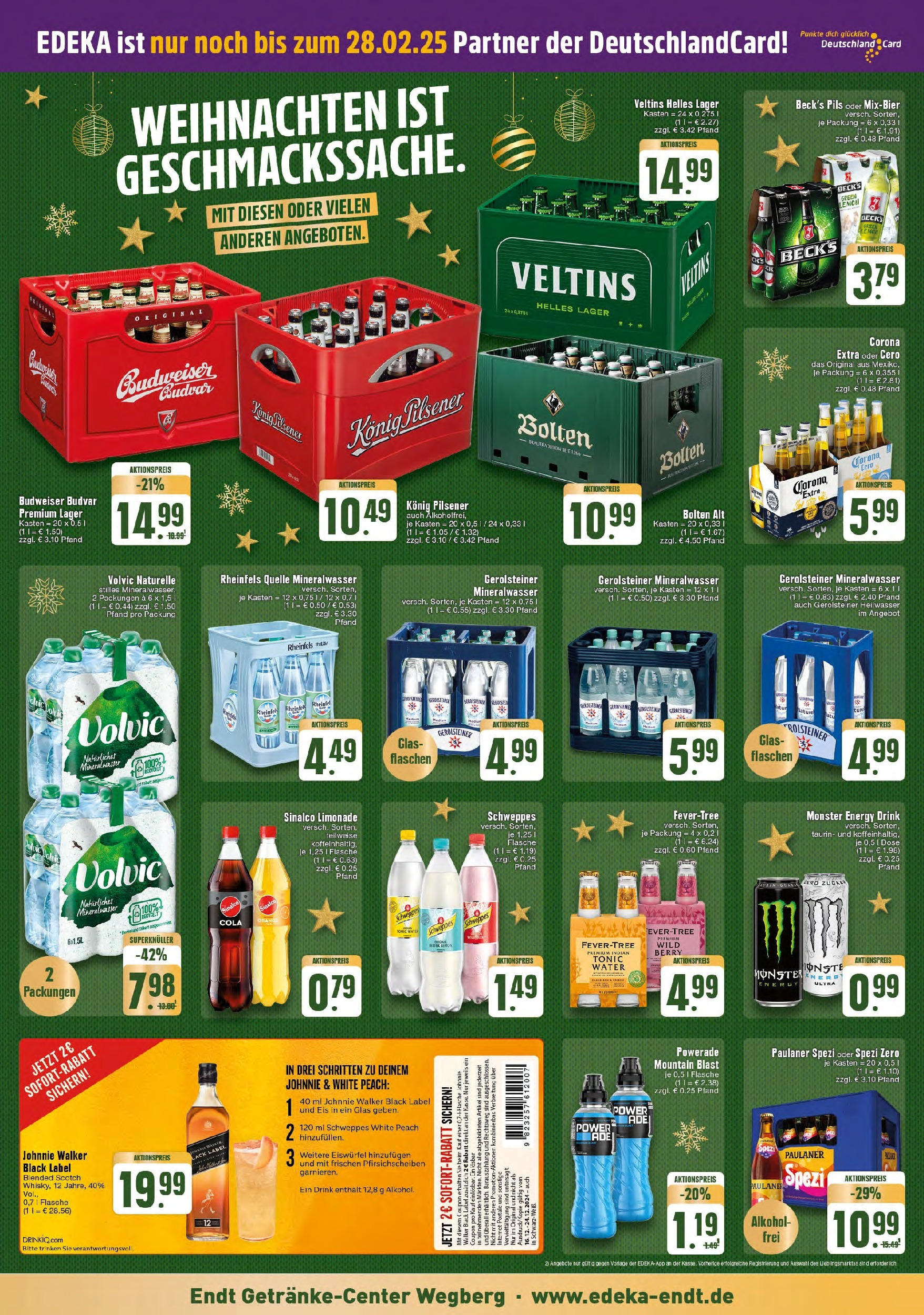 Edeka - EDEKA: Wochenangebote (ab 15.12.2024) » Angebote Online | Seite: 3 | Produkte: Pils, Powerade, Eis, Paulaner