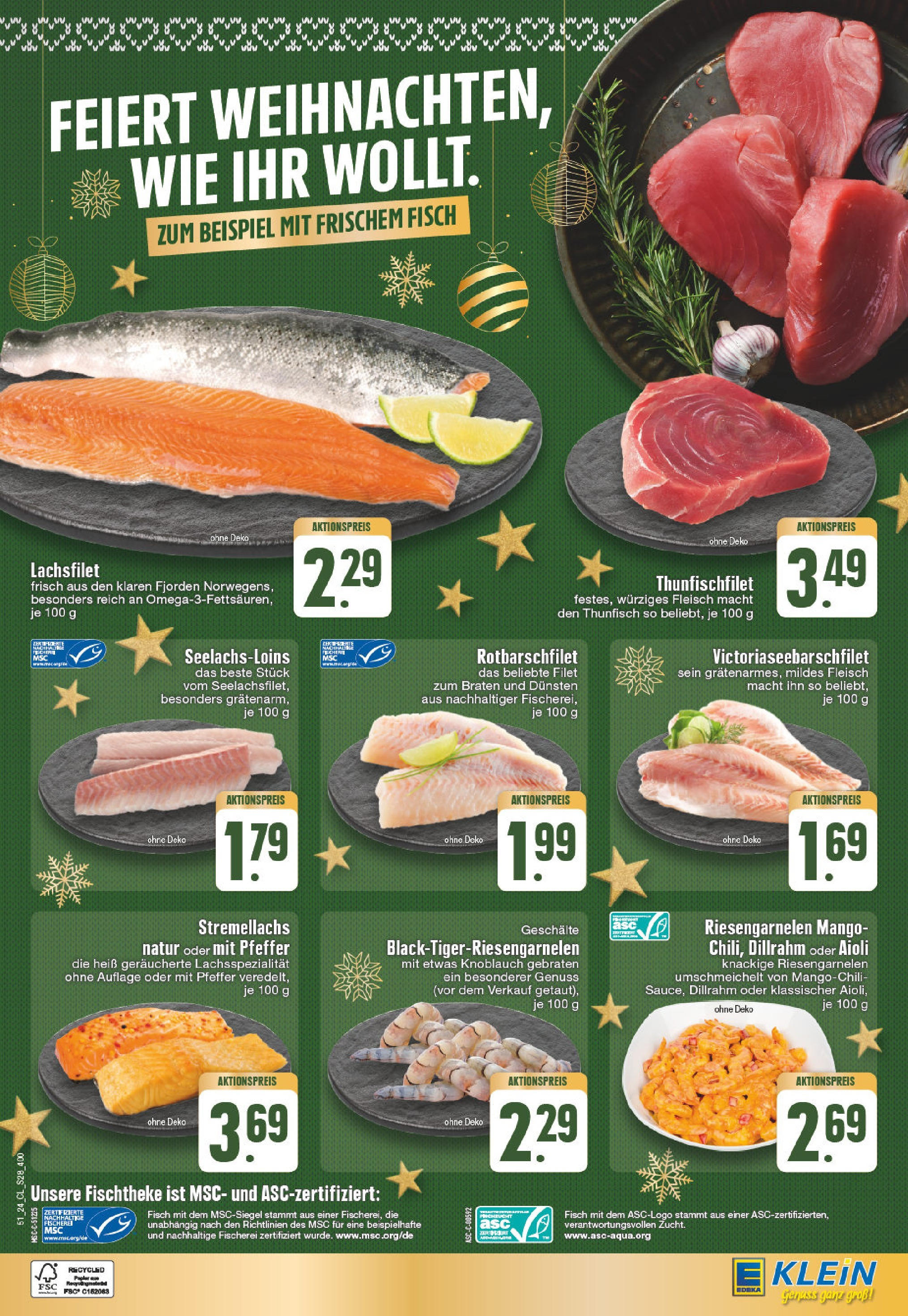 Edeka - EDEKA: Wochenangebote (ab 15.12.2024) » Angebote Online | Seite: 28 | Produkte: Thunfisch, Fisch, Mango, Fleisch