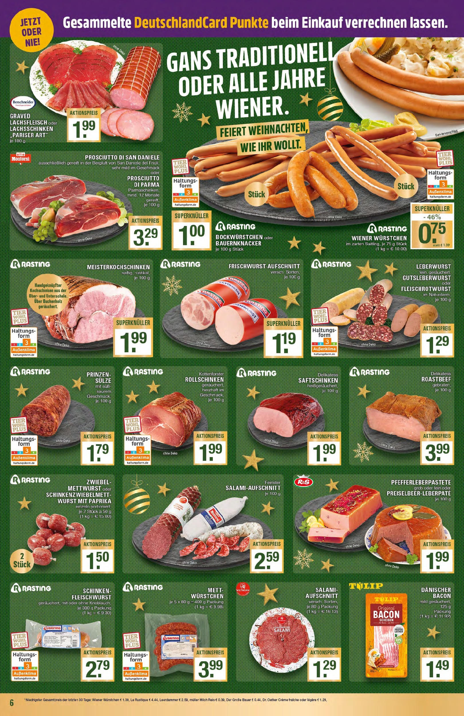 Edeka - EDEKA: Wochenangebote (ab 15.12.2024) » Angebote Online | Seite: 6 | Produkte: Leerdammer, Roastbeef, Wurst, Schinken