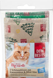 Dein Bestes Katzenspielzeug Schmusekissen mit Katzenminze & Silver Vine, Wintermomente