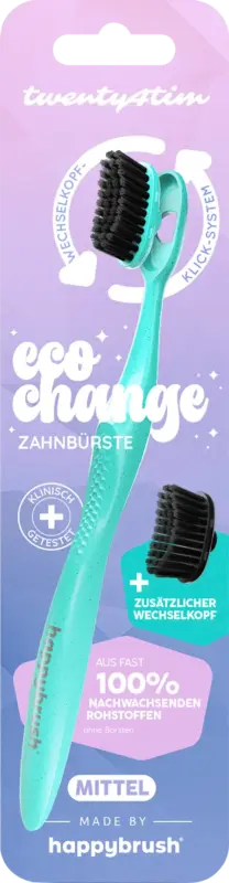 happybrush Zahnb&uuml;rte Mittel Starterset Twenty4tim