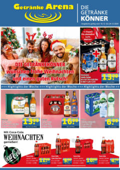 OFFERS - Getränke Arena: Getränkeangebot - gültig ab dem 15.12.2024 | Seite: 4 | Produkte: Berliner, Oettinger, Radler