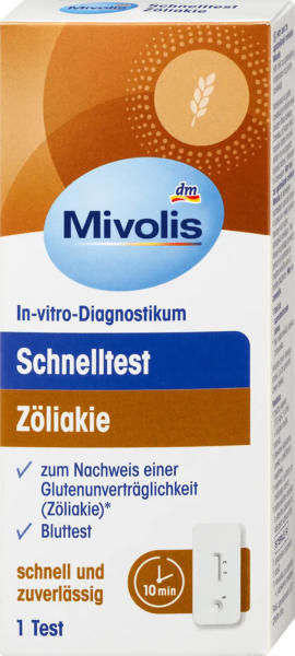 Mivolis Schnelltest Zöliakie, 1 Anwendung