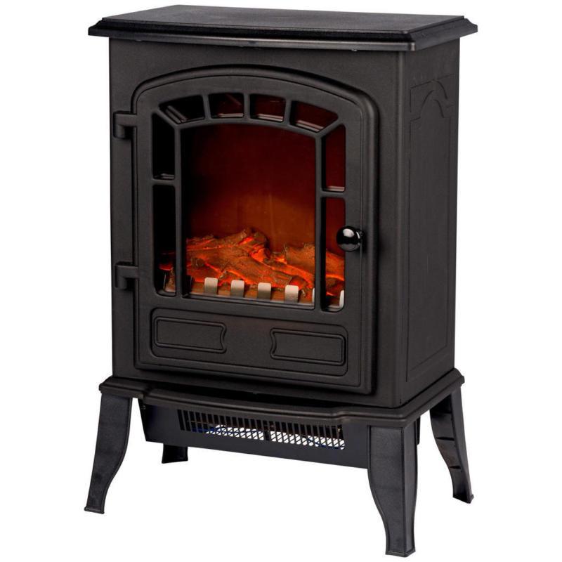 CLASSIC FIRE Elektrischer-Kamin 22417 schwarz Kunststoff Metall B/H/T: ca. 39x57x25 cm ca. 2000 W