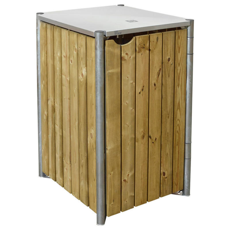 Hide Mülltonnenbox 240 Liter natur B/H/L: ca. 70x115x81 cm