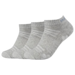 Damen & Herren-Socken Skechers Hellgraumix 3 Packstücke Größe 35-38