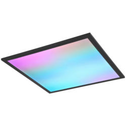 Reality LED-Deckenleuchte Beta R67664532 schwarz Metall B/H/T: ca. 44,5x50x44,5 cm 1 Brennstellen