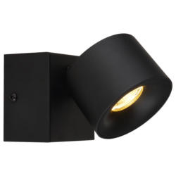 GLOBO LED-Spot schwarz Kunststoff Aluminium Metall B/H/T: ca. 7,2x9,5x13 cm 1 Brennstellen